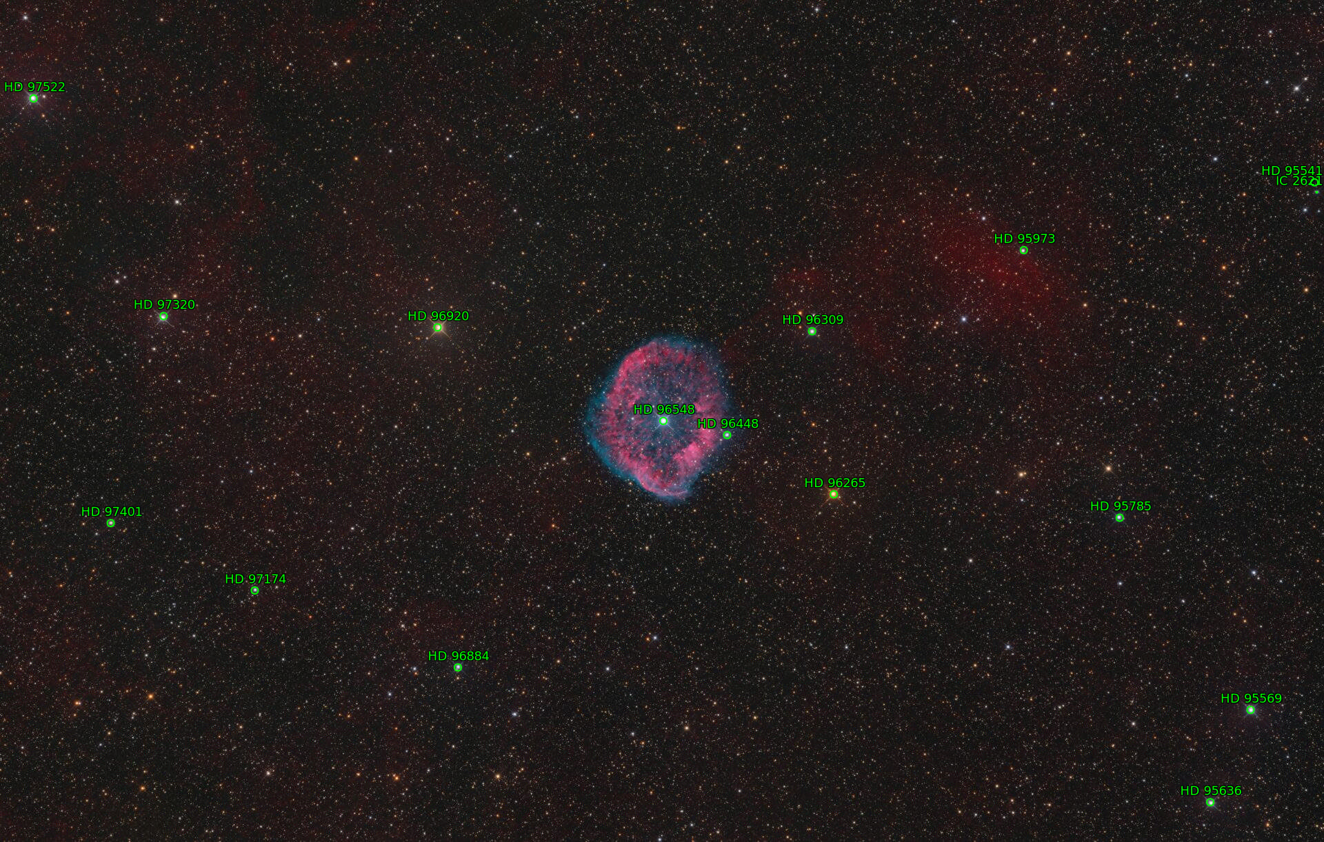 Sternkarten-Overlay (Astrometry.net)