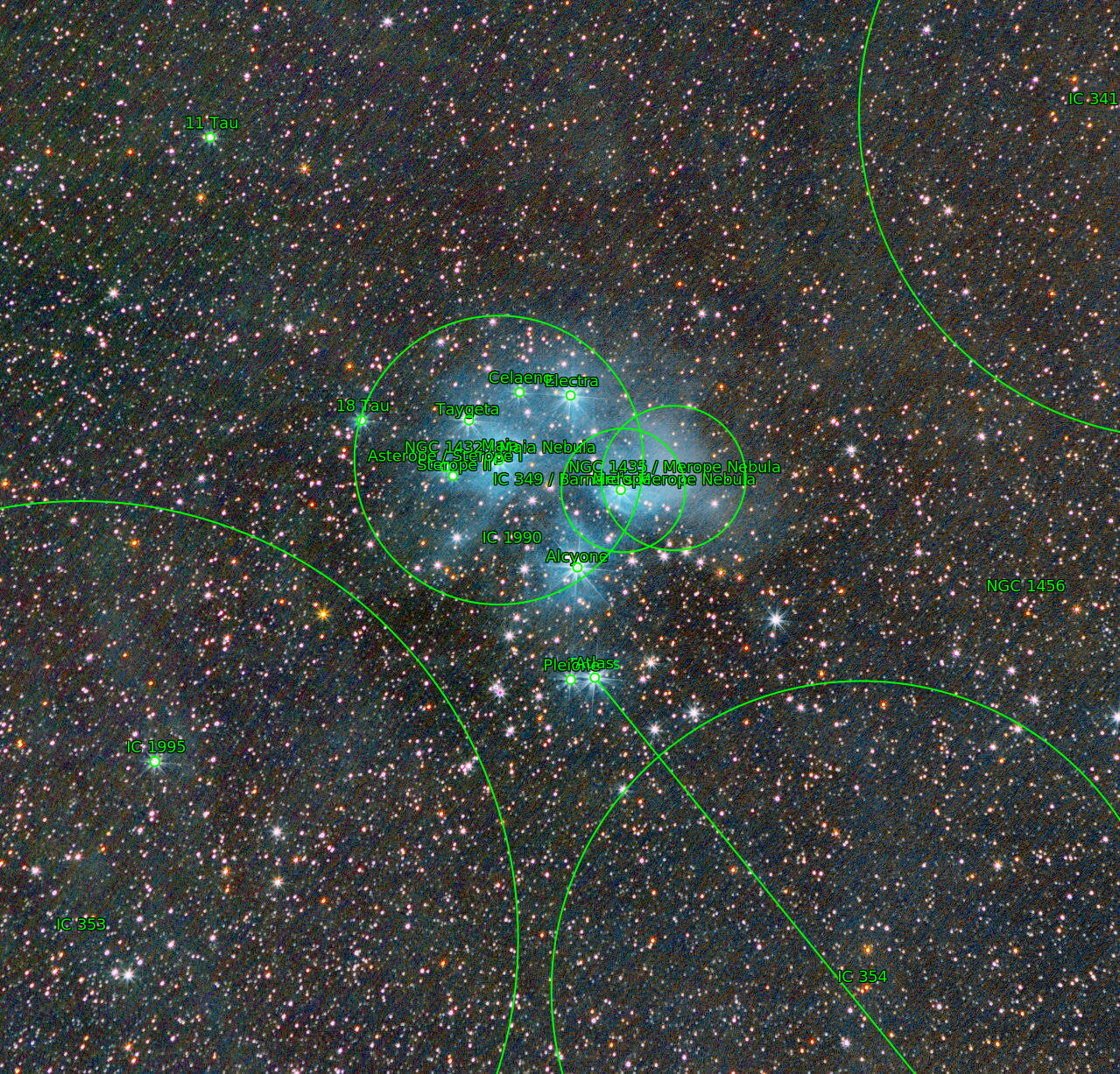 Sternkarten-Overlay (Astrometry.net)