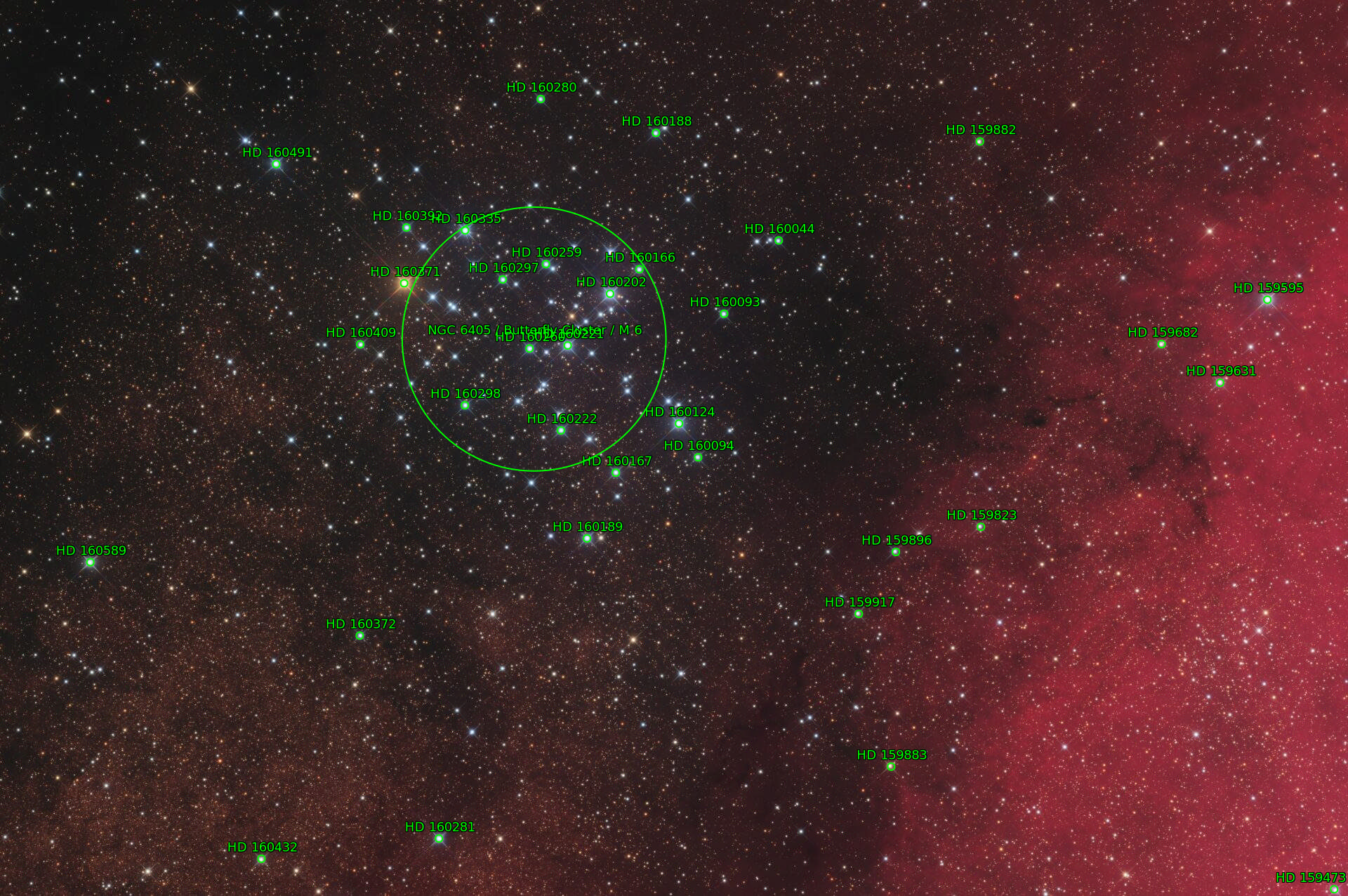 Sternkarten-Overlay (Astrometry.net)