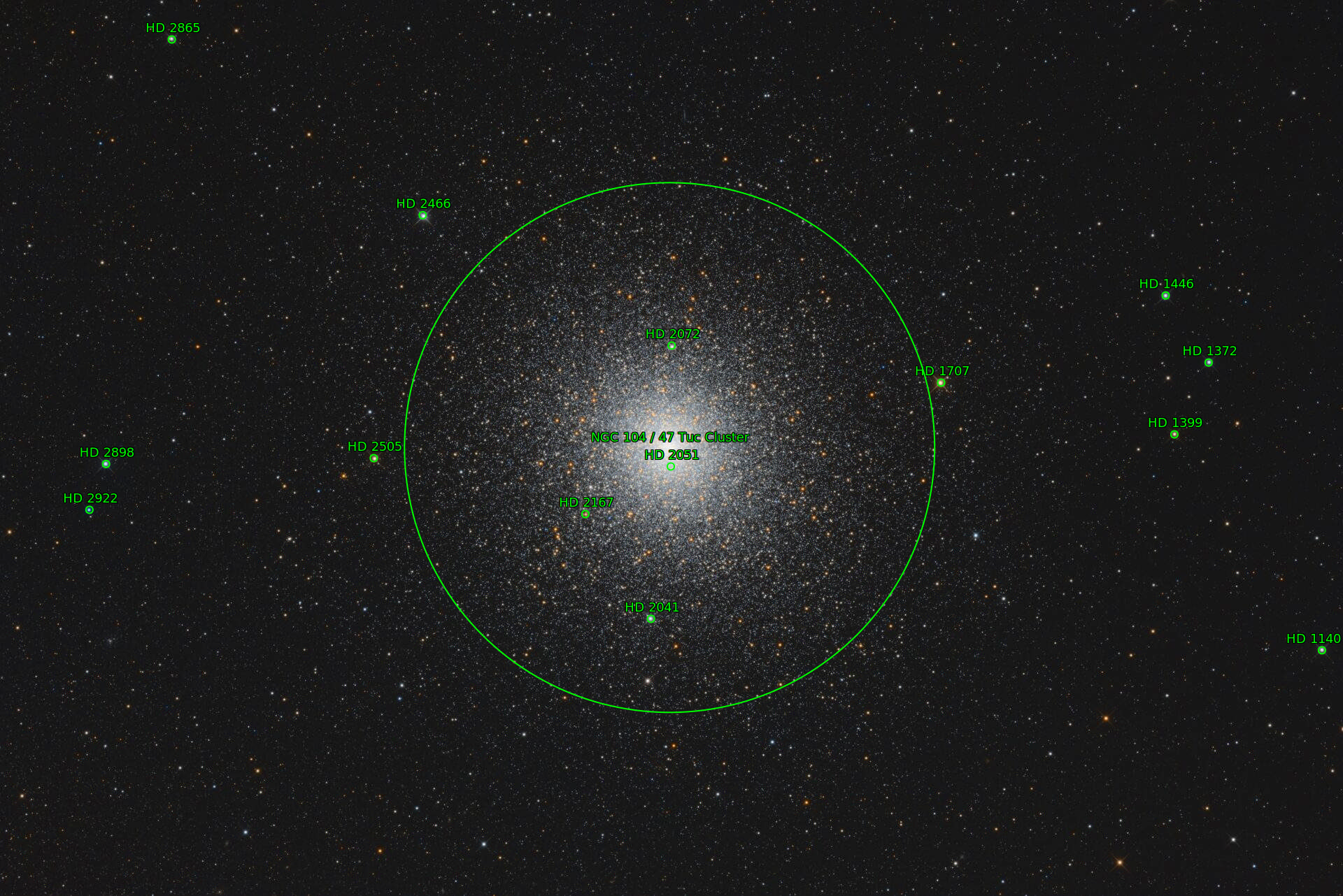 Sternkarten-Overlay (Astrometry.net)