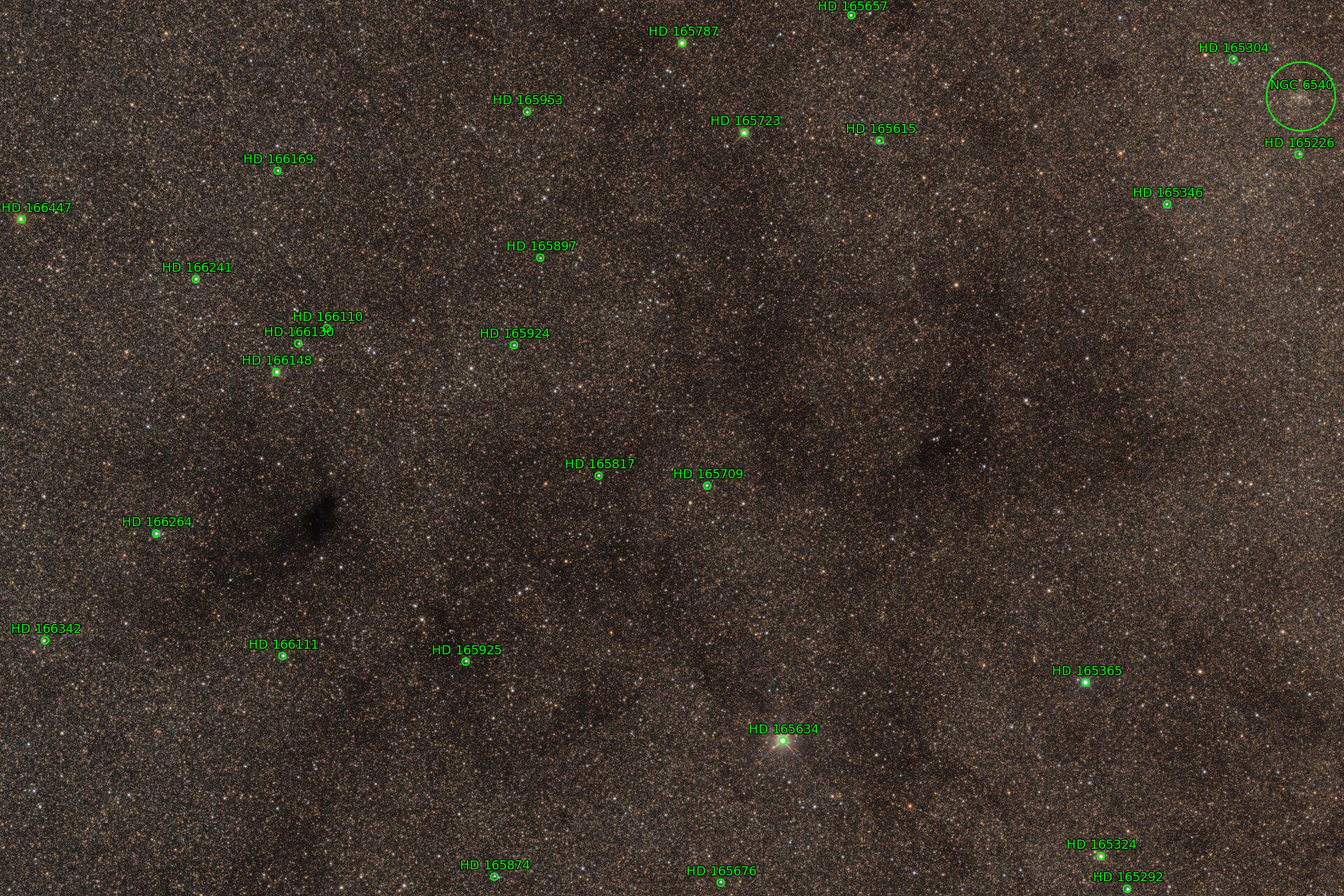 Sternkarten-Overlay (Astrometry.net)