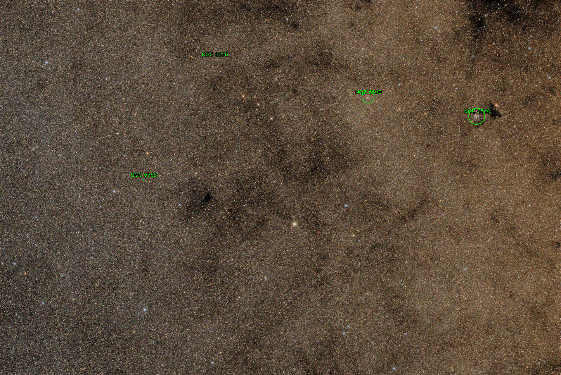 Sternkarten-Overlay (Astrometry.net)