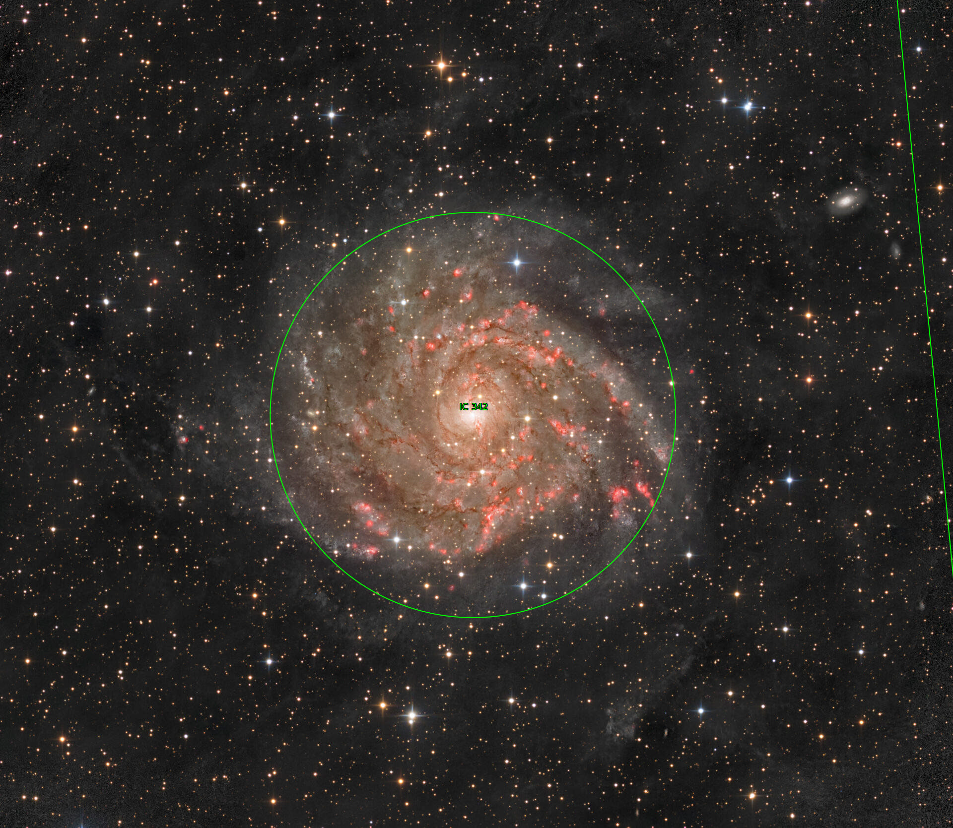 Sternkarten-Overlay (Astrometry.net)