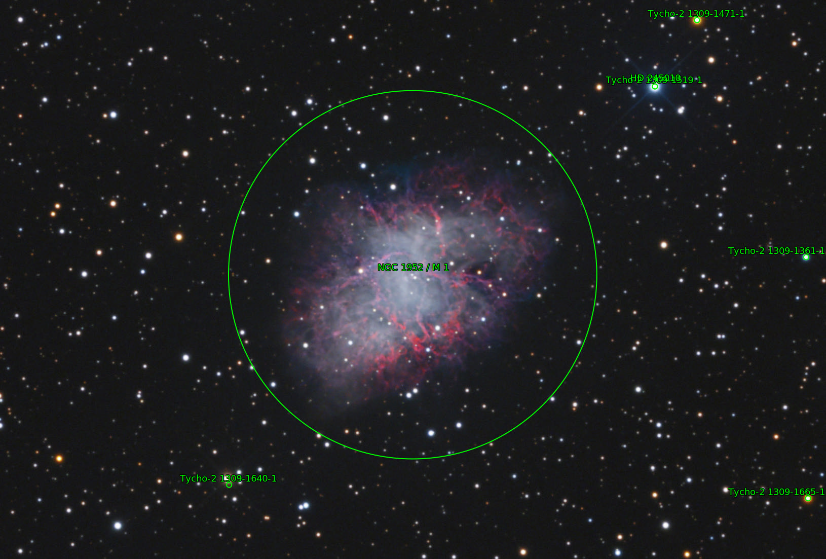 Sternkarten-Overlay (Astrometry.net)