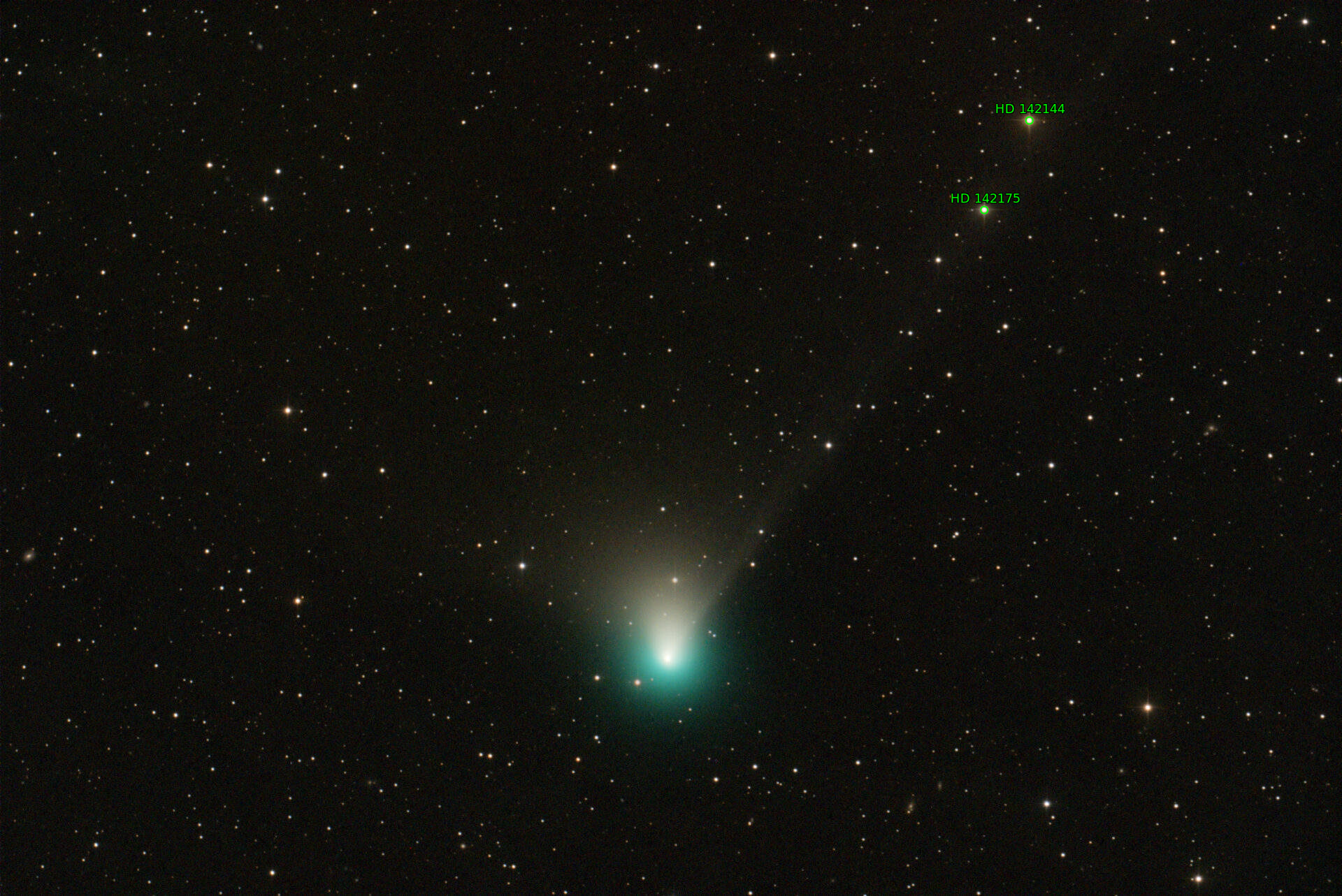 Sternkarten-Overlay (Astrometry.net)