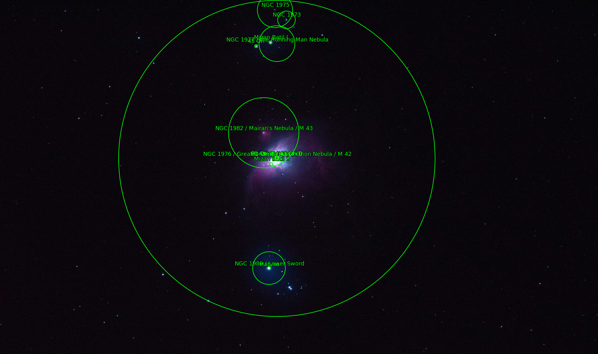 Sternkarten-Overlay (Astrometry.net)