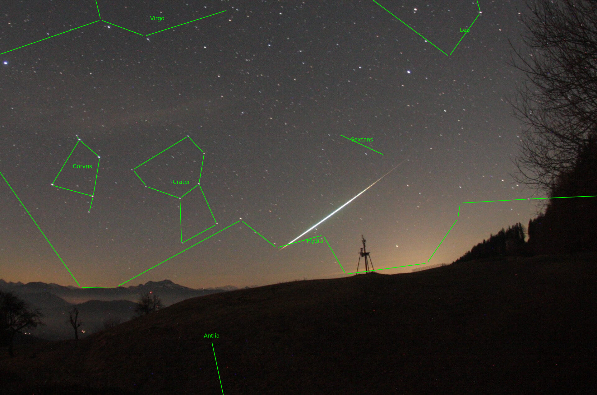 Sternkarten-Overlay (Astrometry.net)