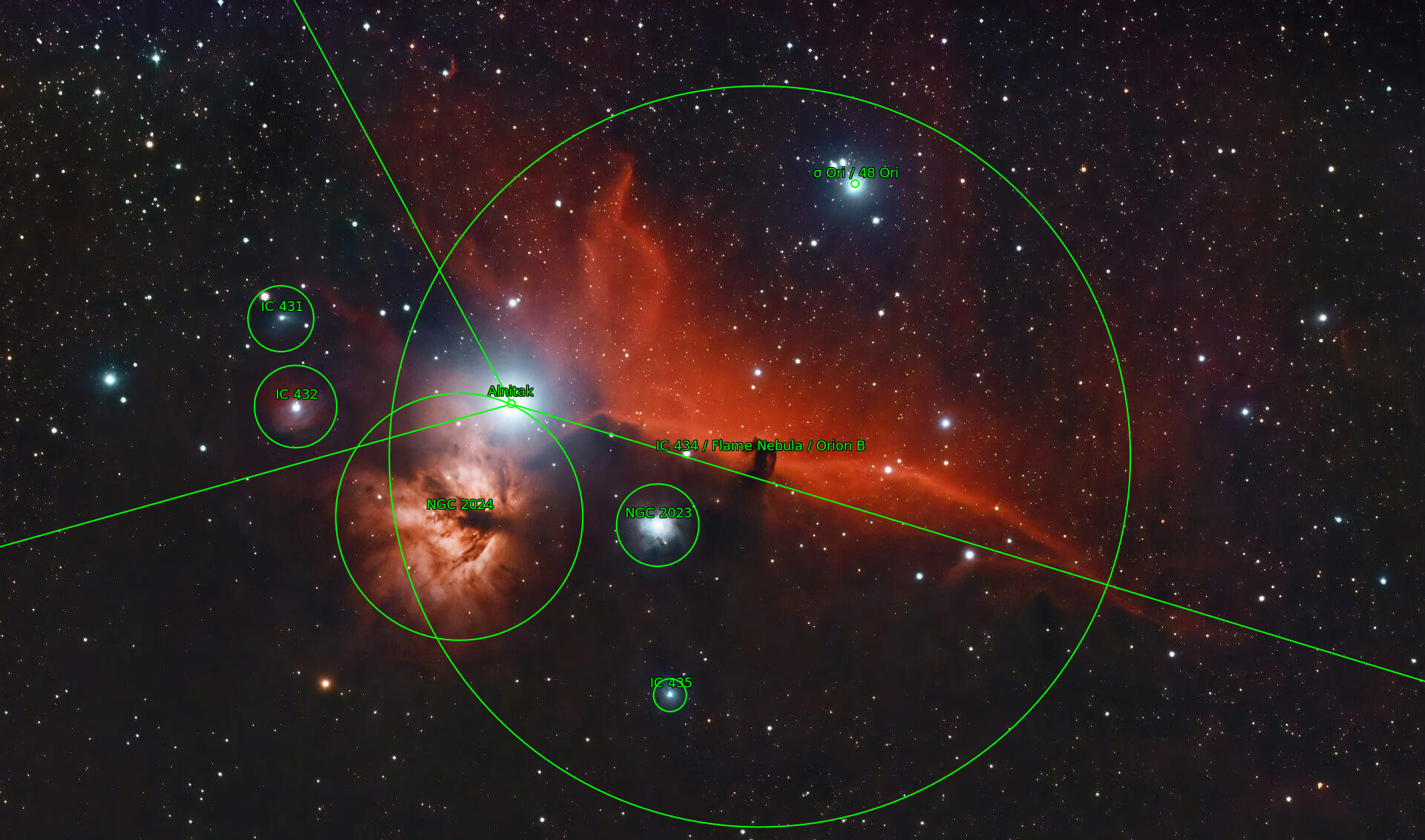 Sternkarten-Overlay (Astrometry.net)