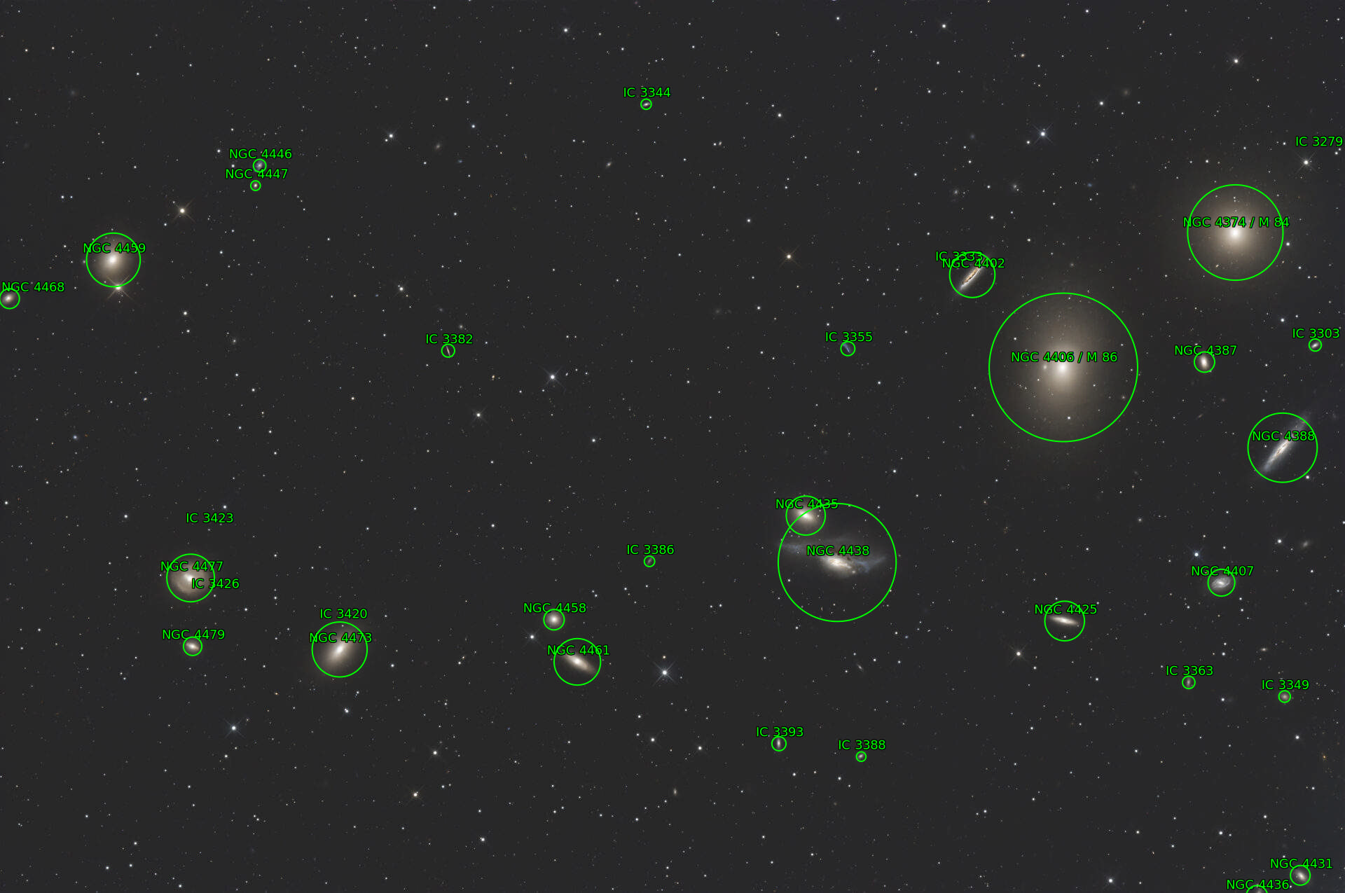 Sternkarten-Overlay (Astrometry.net)