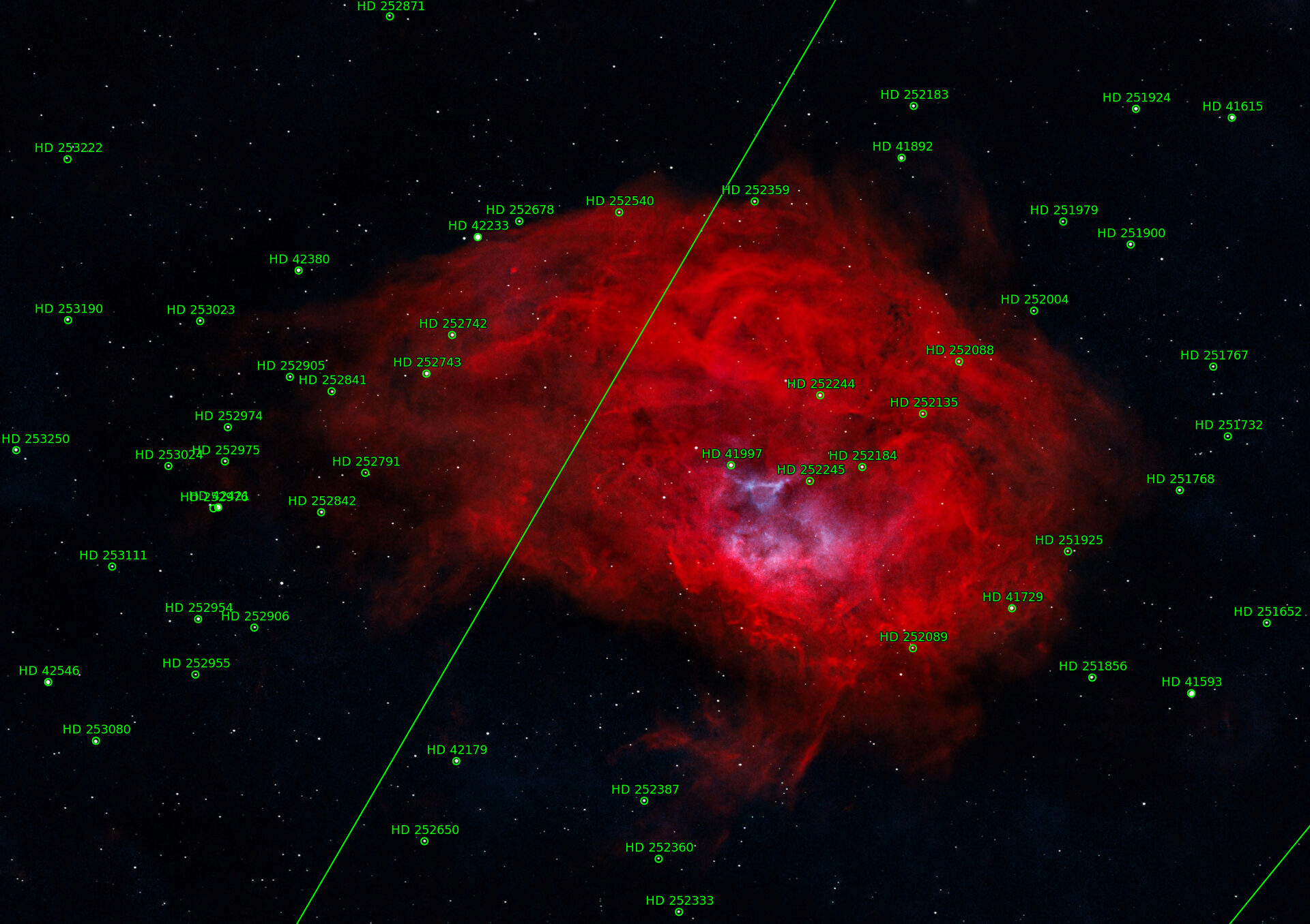 Sternkarten-Overlay (Astrometry.net)