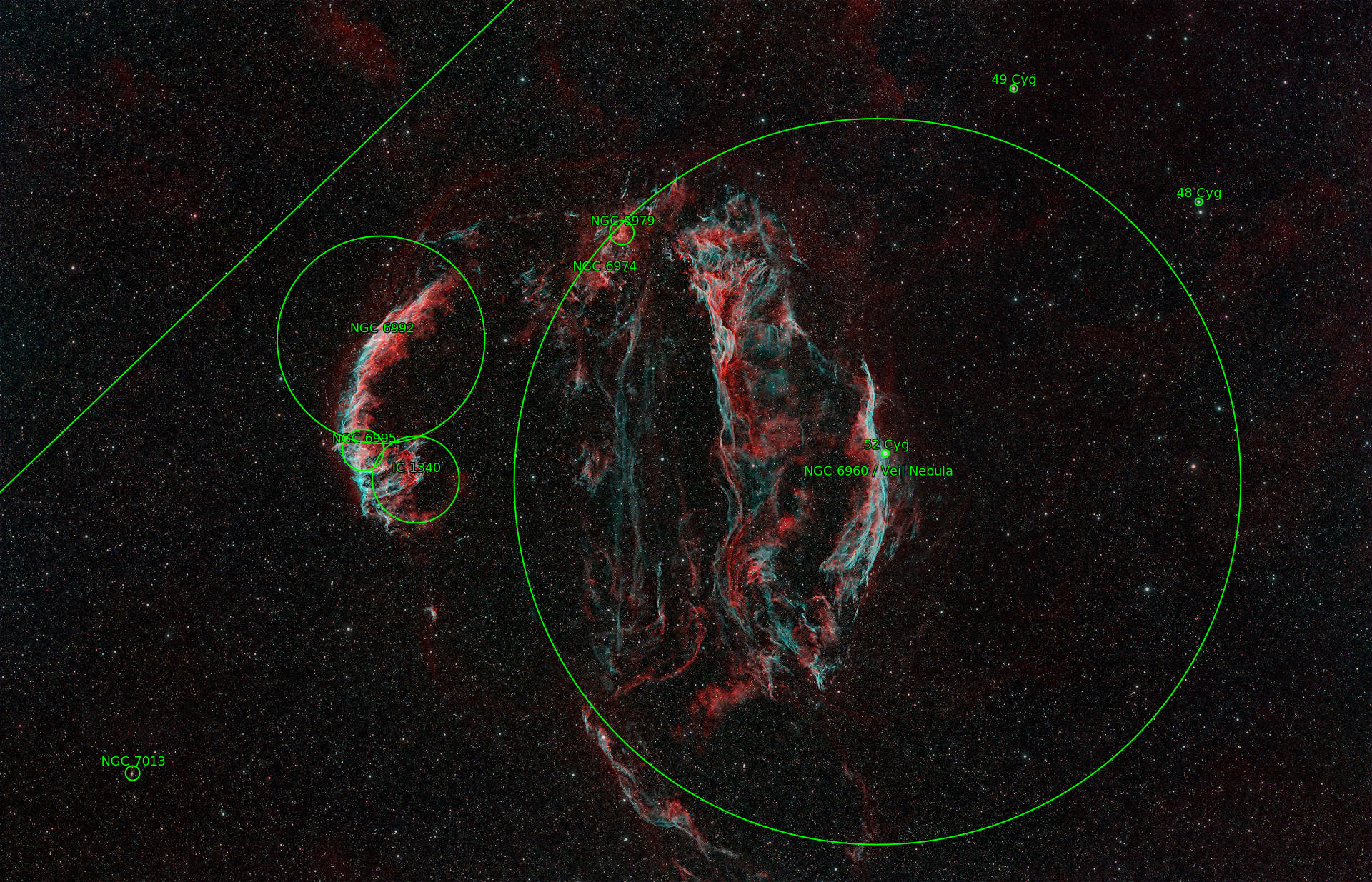 Sternkarten-Overlay (Astrometry.net)