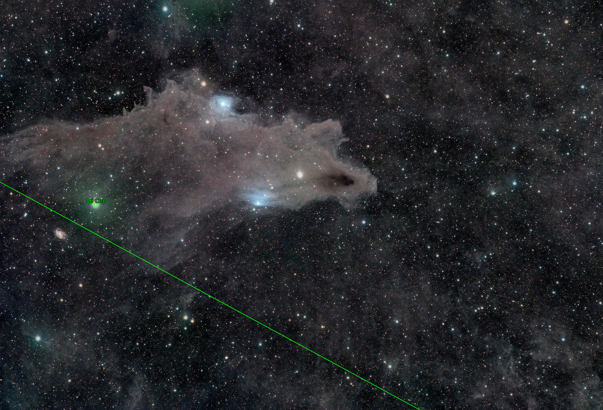 Sternkarten-Overlay (Astrometry.net)
