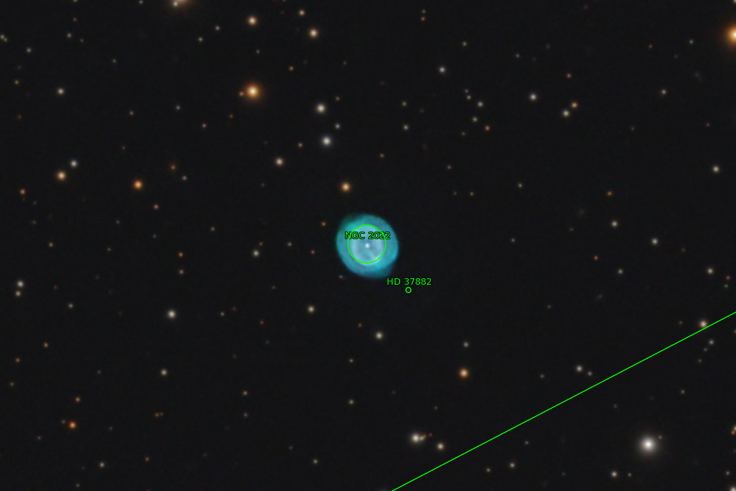 Sternkarten-Overlay (Astrometry.net)