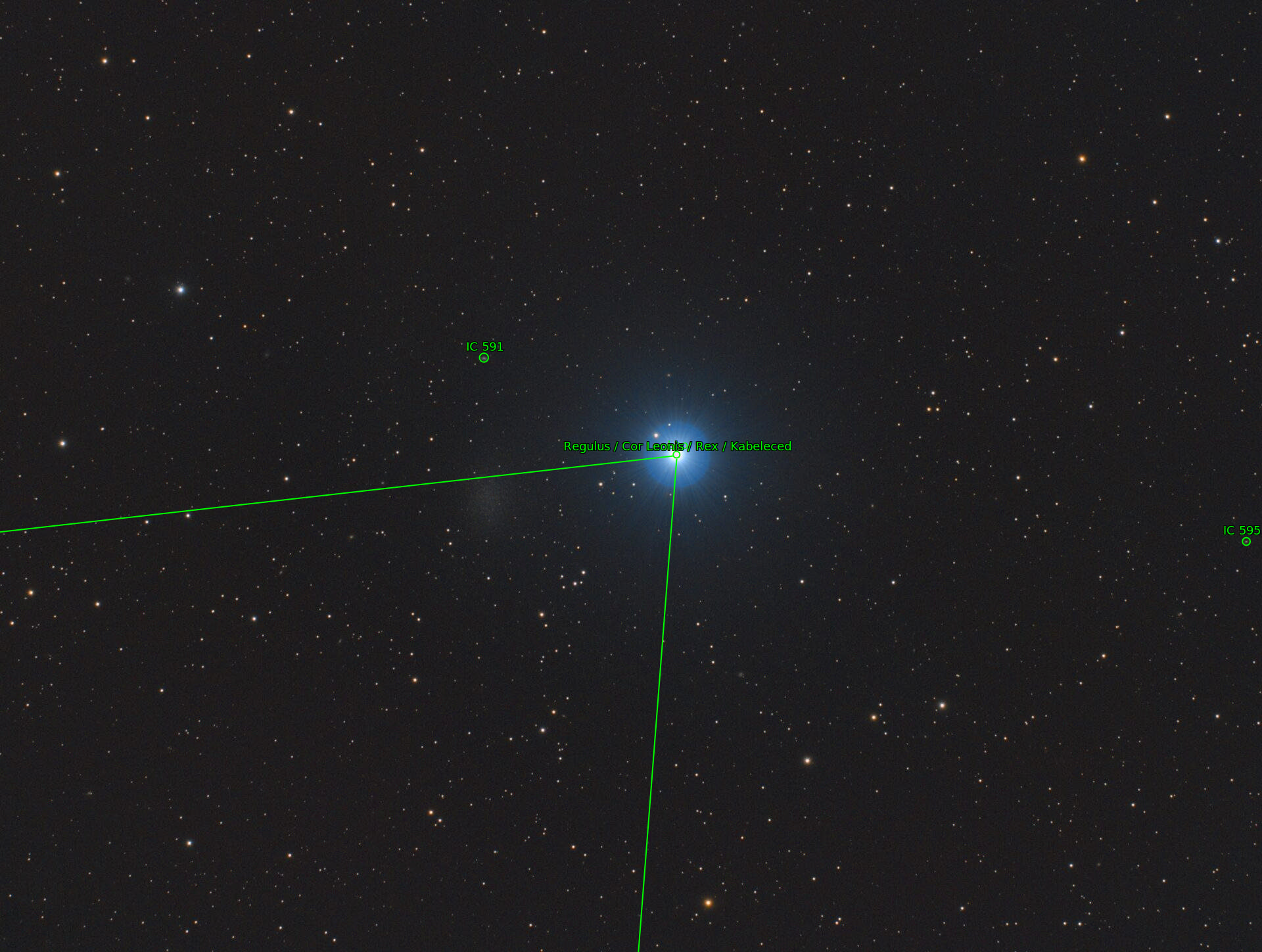 Sternkarten-Overlay (Astrometry.net)