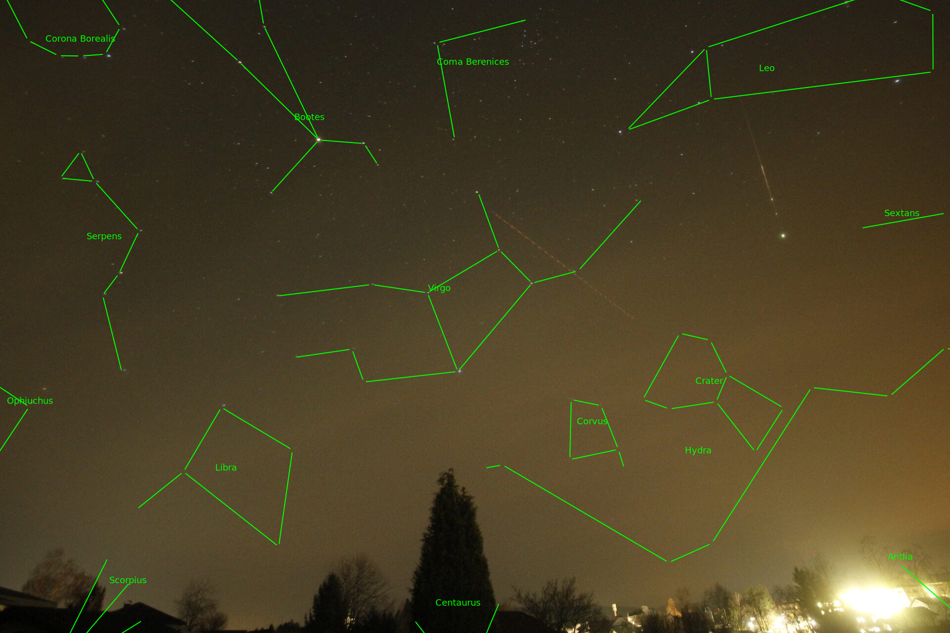 Sternkarten-Overlay (Astrometry.net)