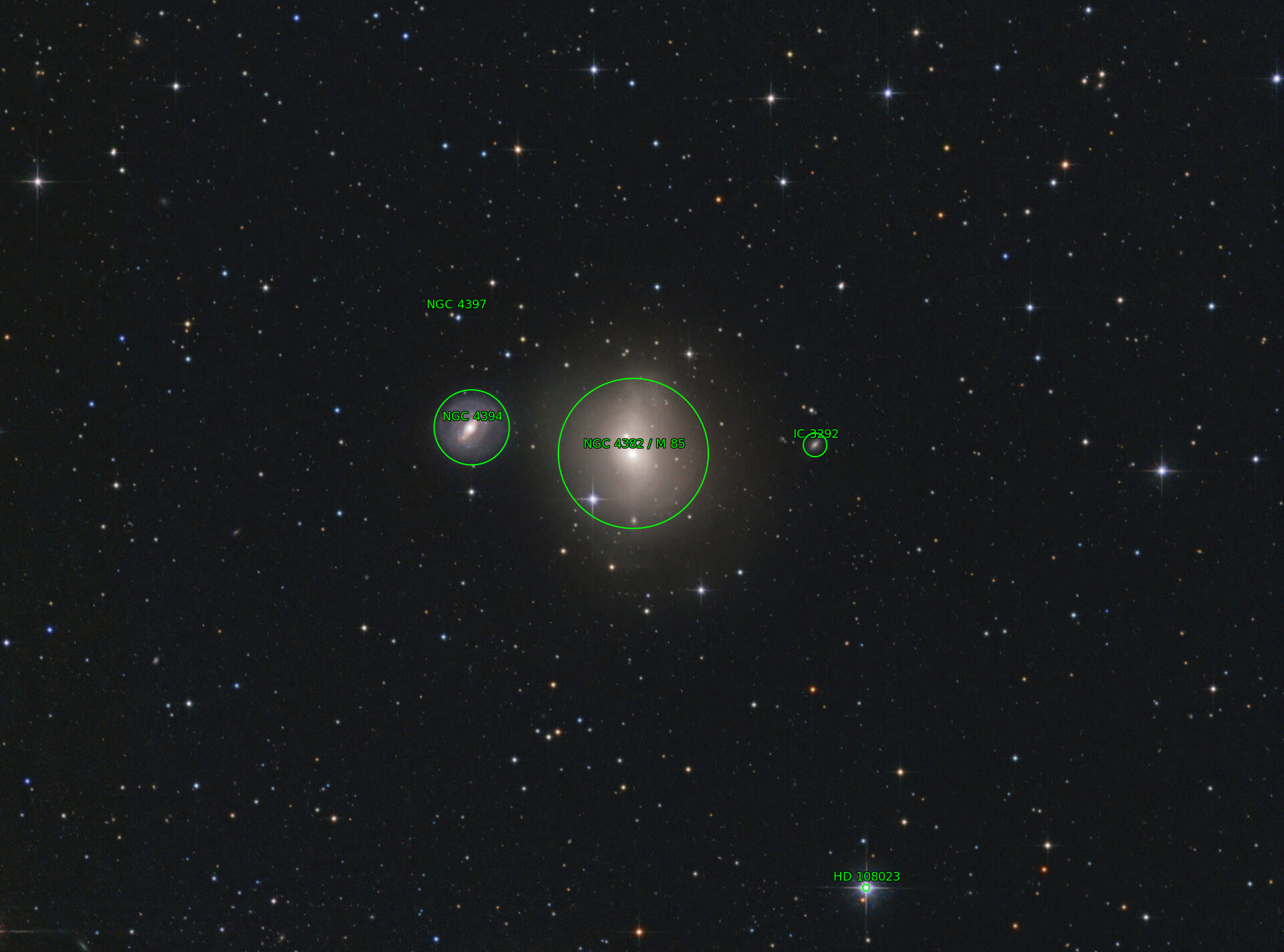 Sternkarten-Overlay (Astrometry.net)