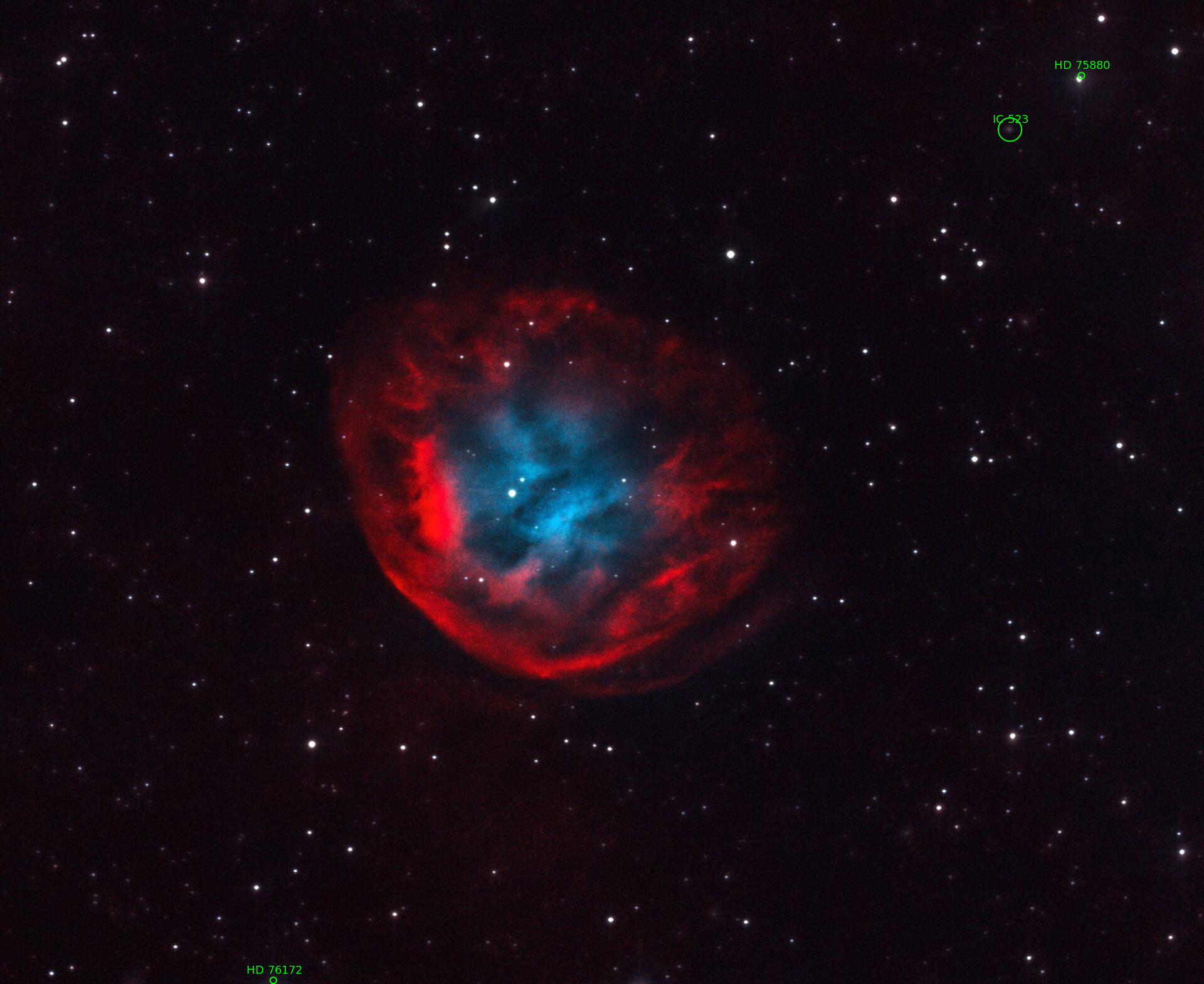 Sternkarten-Overlay (Astrometry.net)