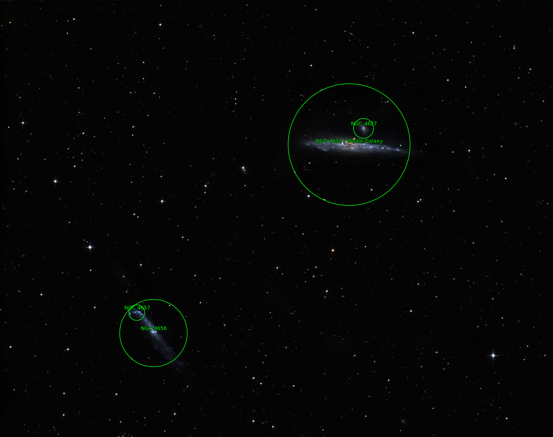 Sternkarten-Overlay (Astrometry.net)