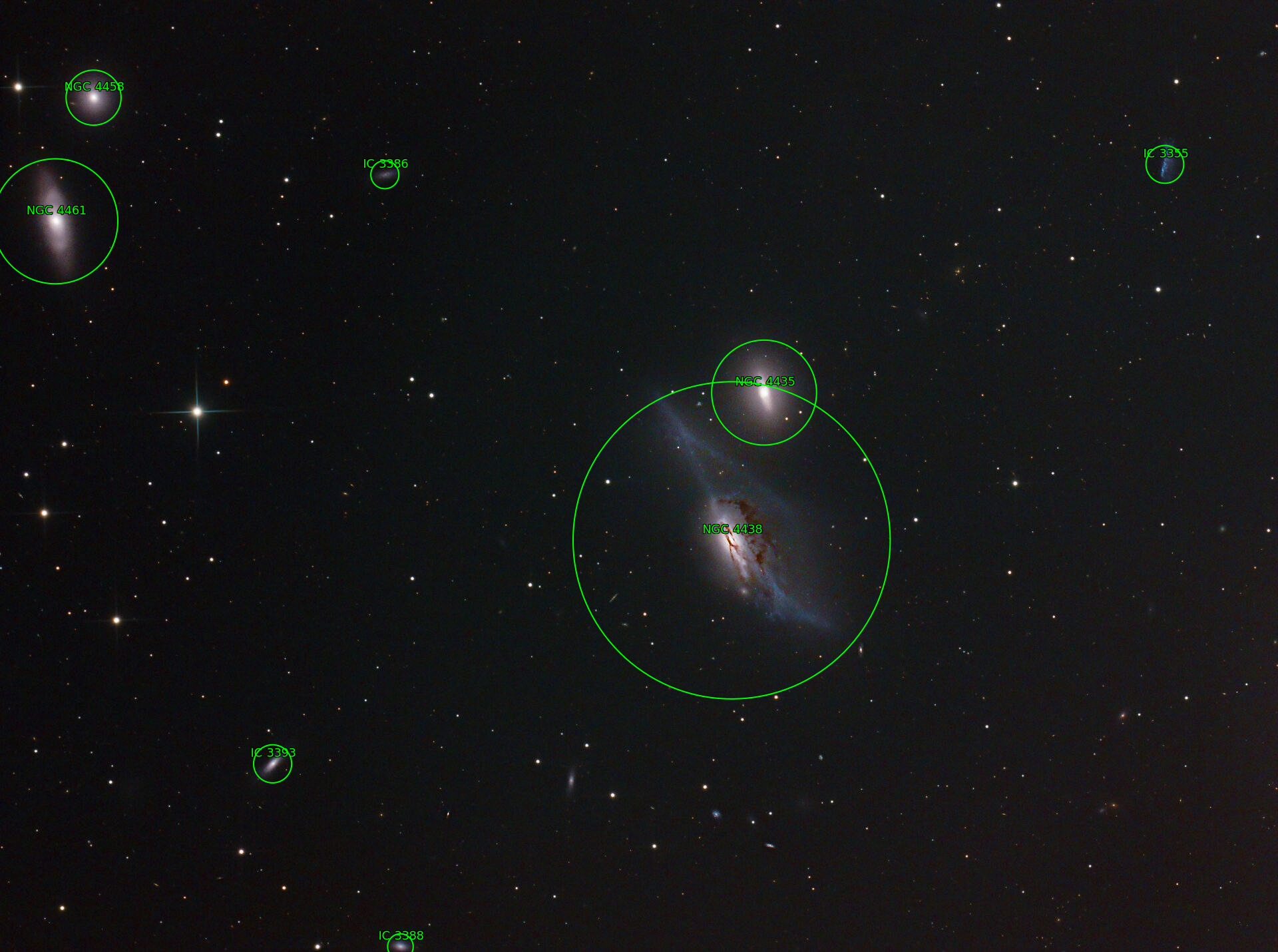 Sternkarten-Overlay (Astrometry.net)