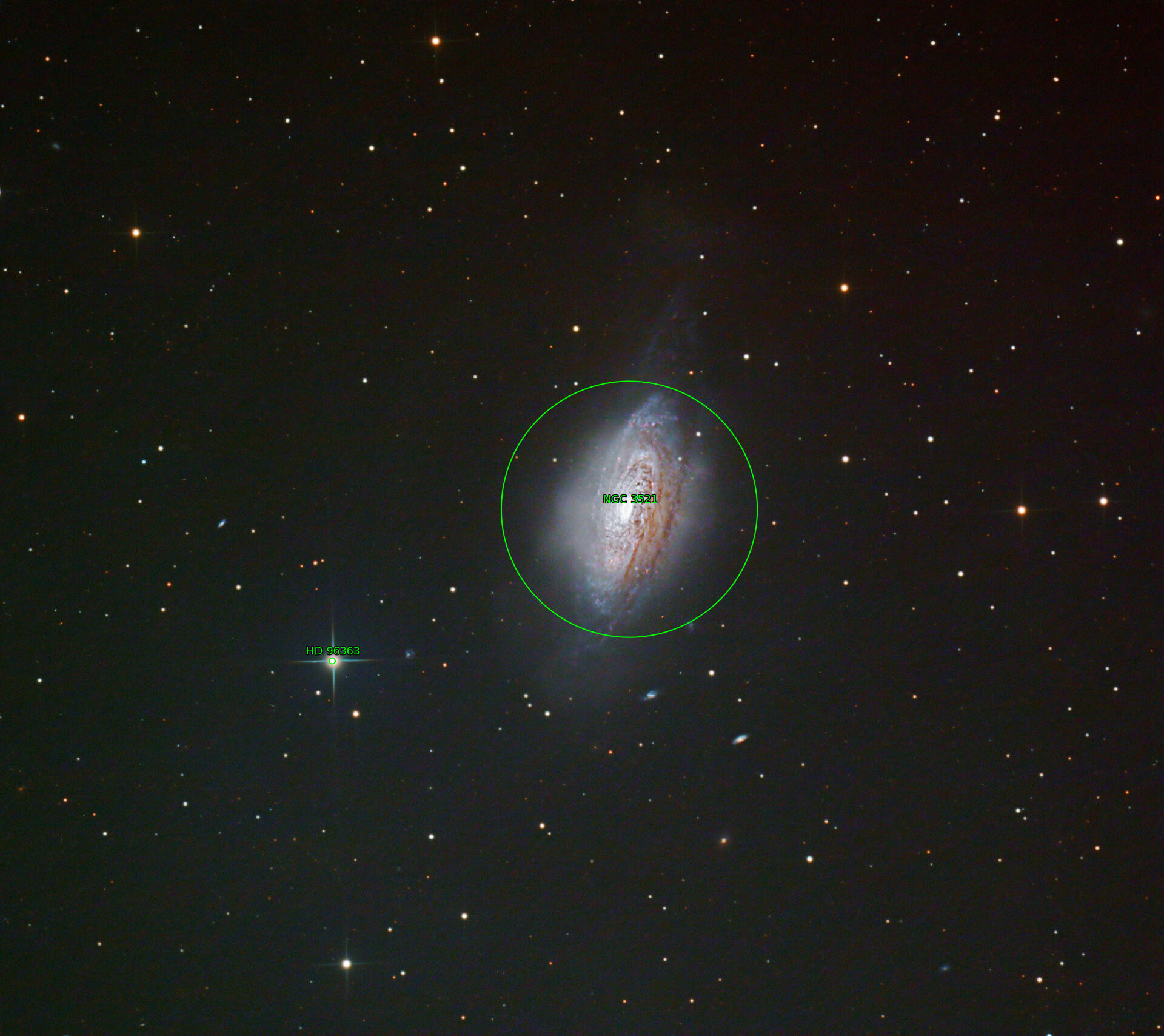 Sternkarten-Overlay (Astrometry.net)