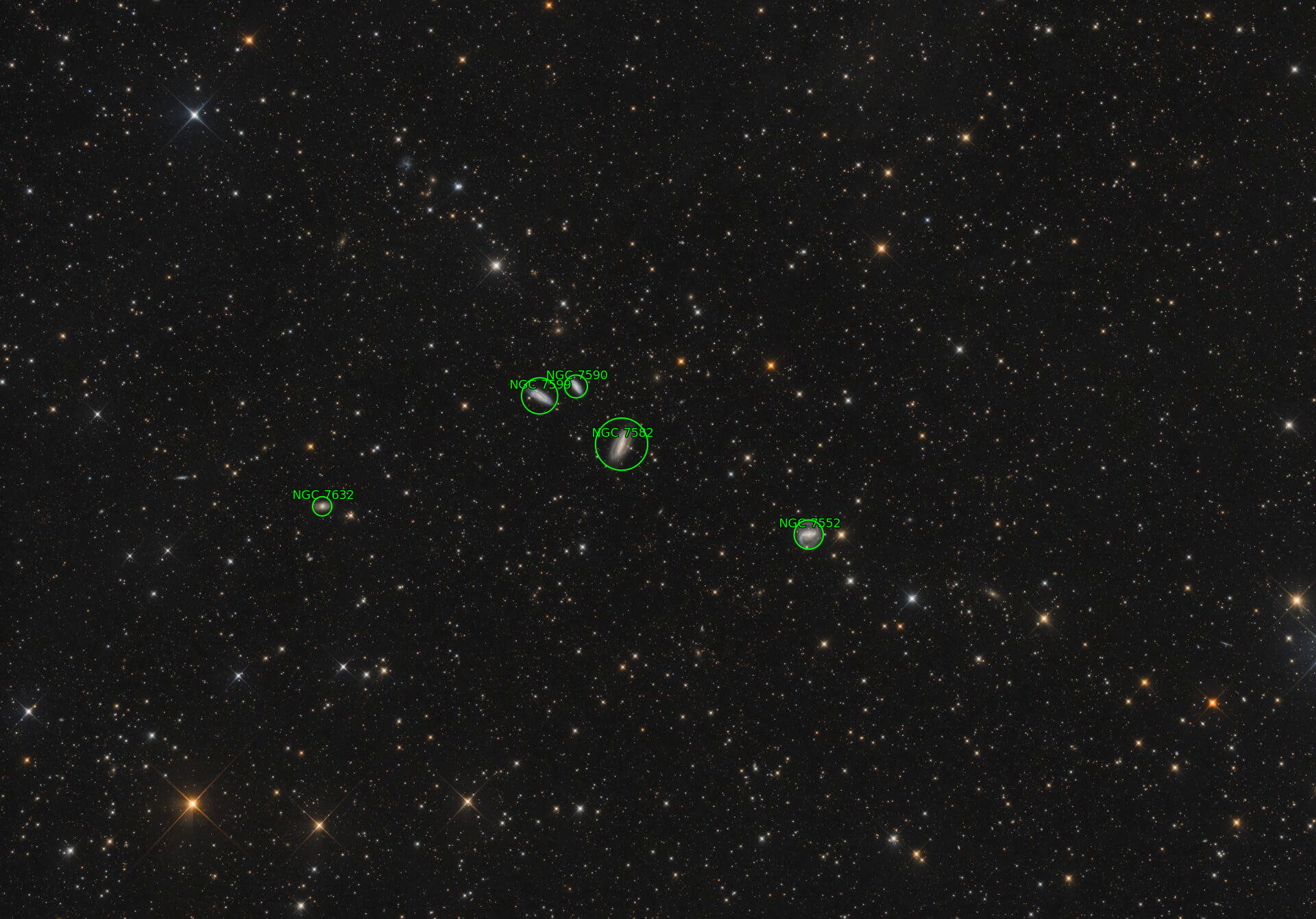Sternkarten-Overlay (Astrometry.net)