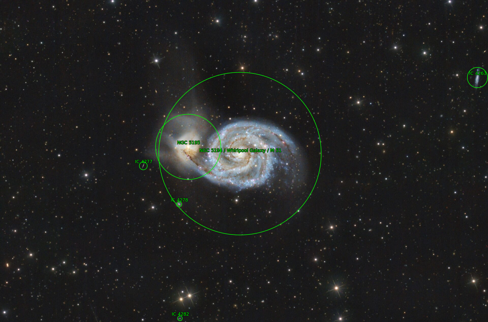 Sternkarten-Overlay (Astrometry.net)