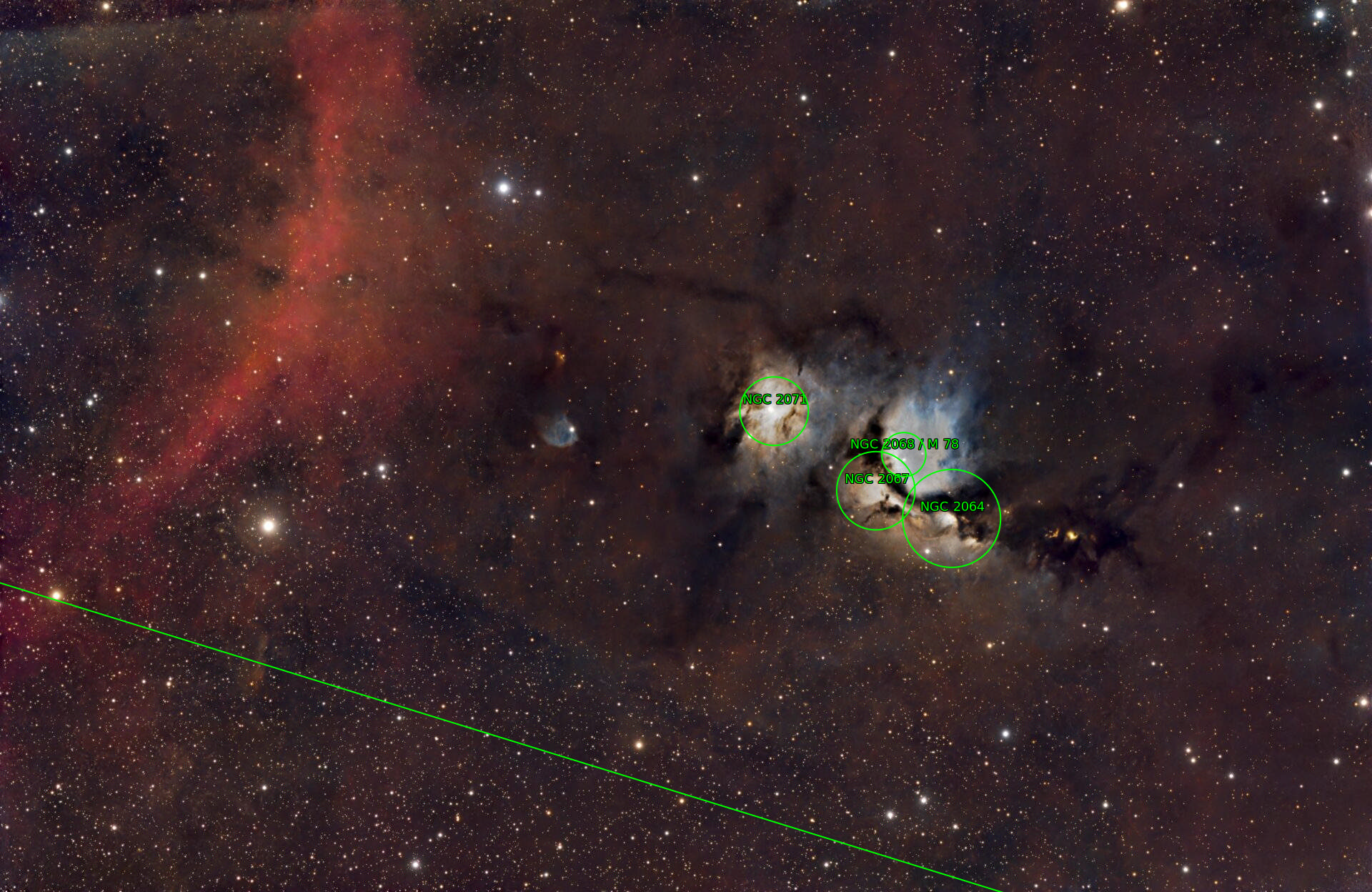 Sternkarten-Overlay (Astrometry.net)