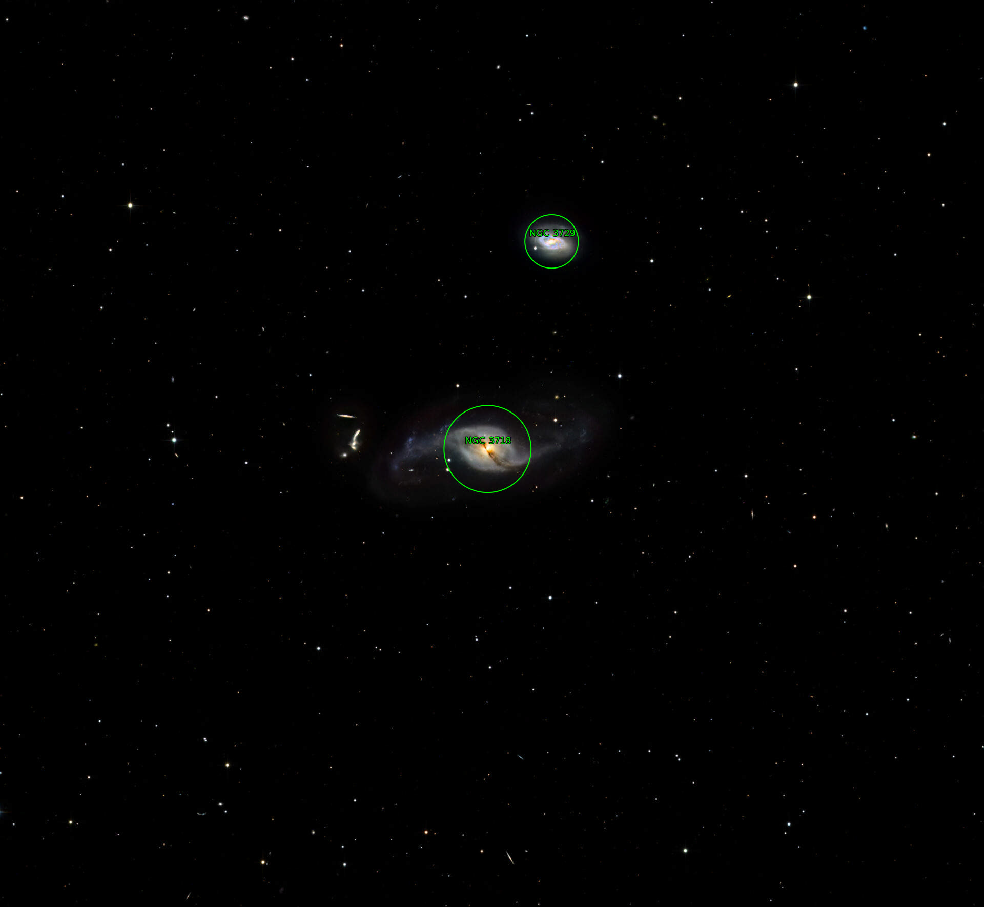 Sternkarten-Overlay (Astrometry.net)