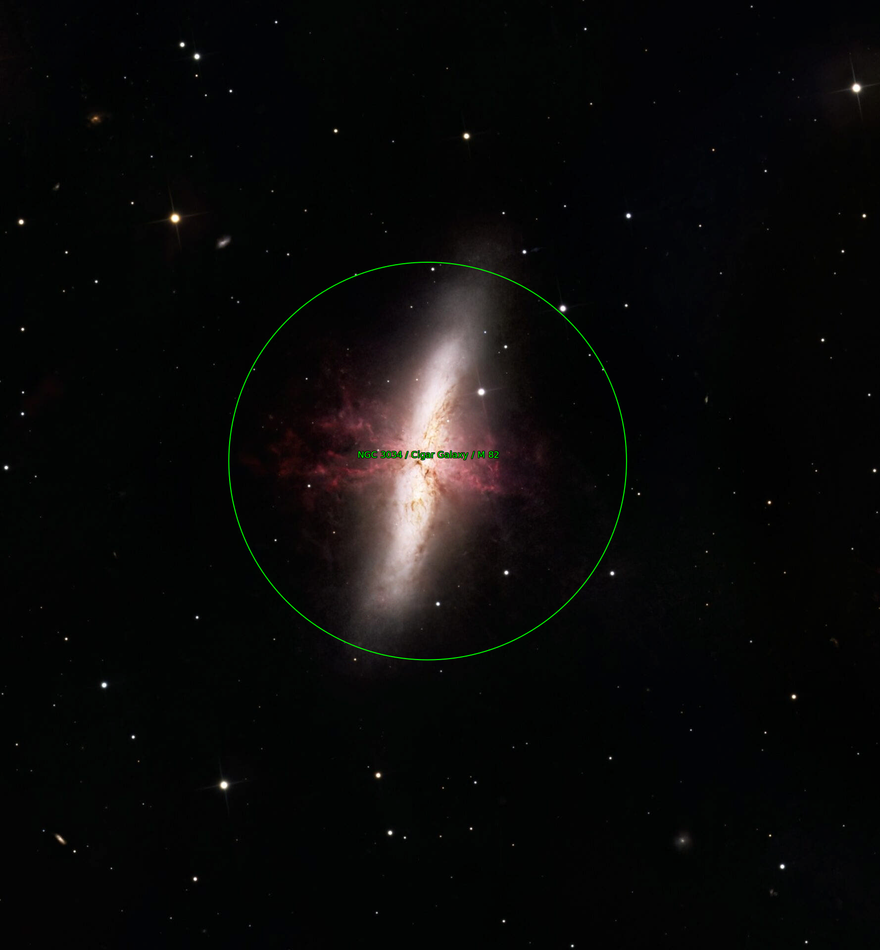 Sternkarten-Overlay (Astrometry.net)