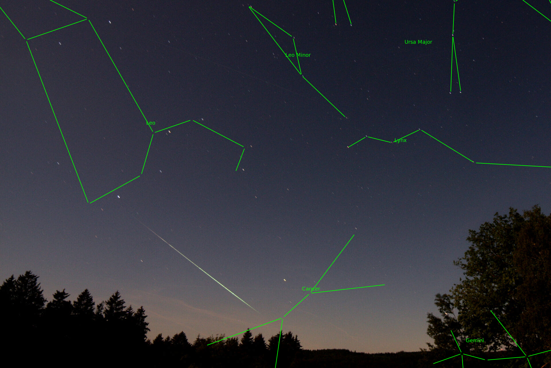 Sternkarten-Overlay (Astrometry.net)
