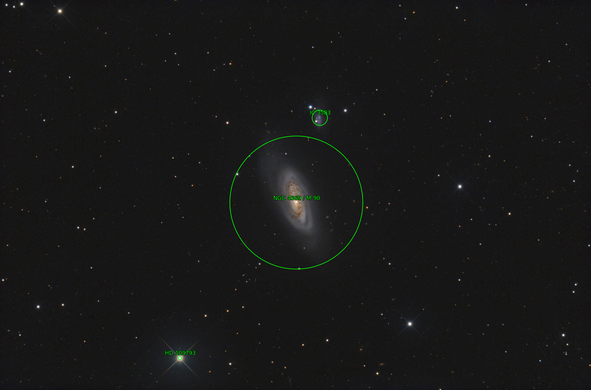 Sternkarten-Overlay (Astrometry.net)