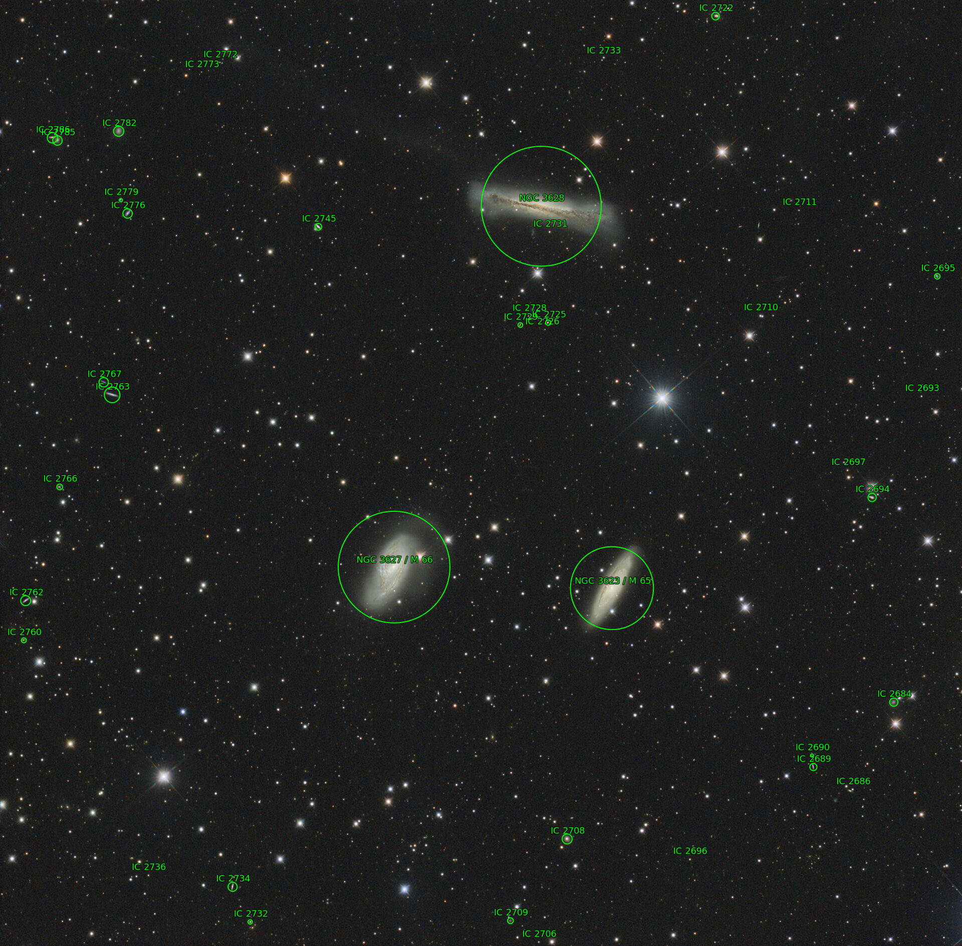Sternkarten-Overlay (Astrometry.net)