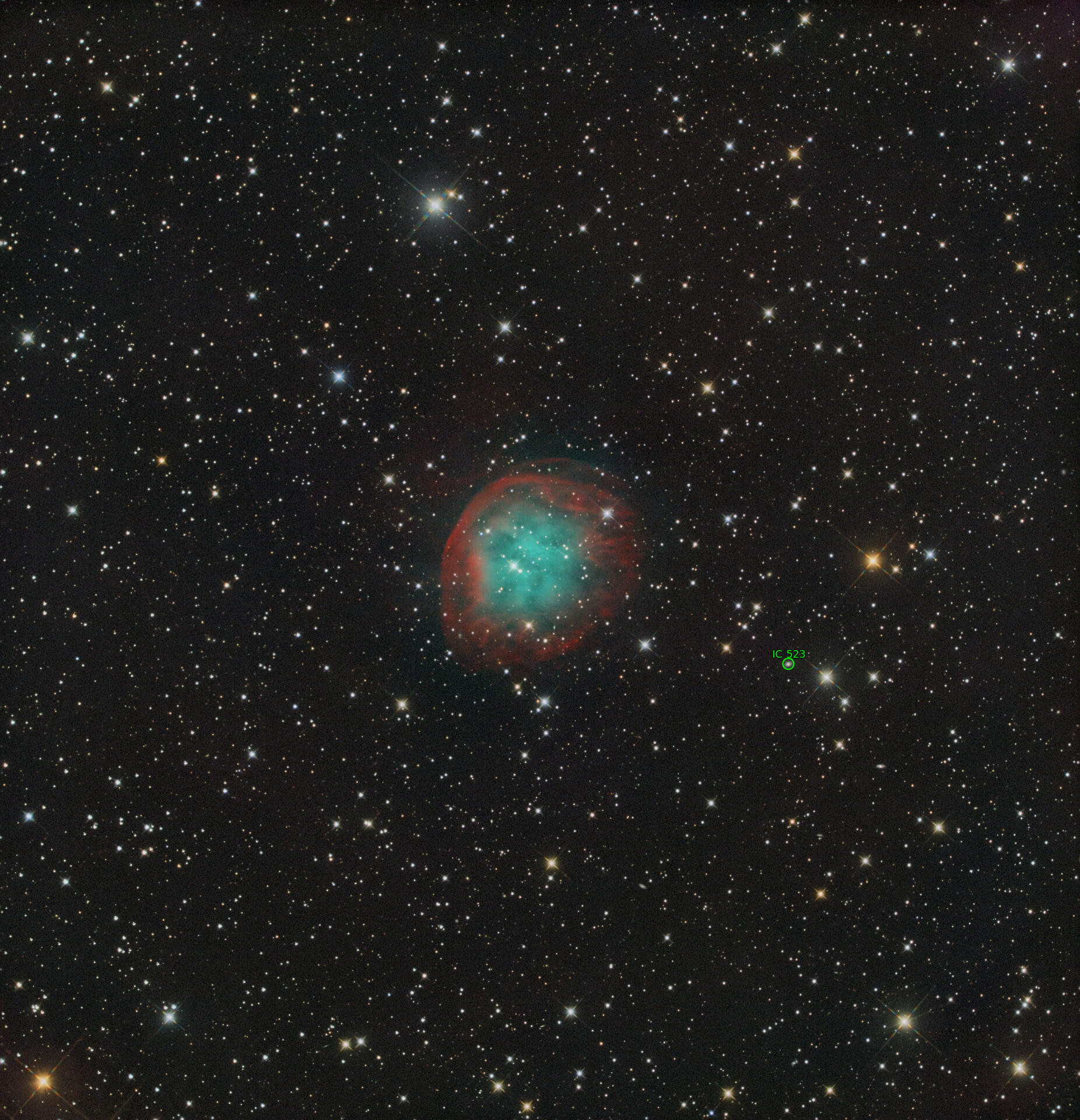 Sternkarten-Overlay (Astrometry.net)