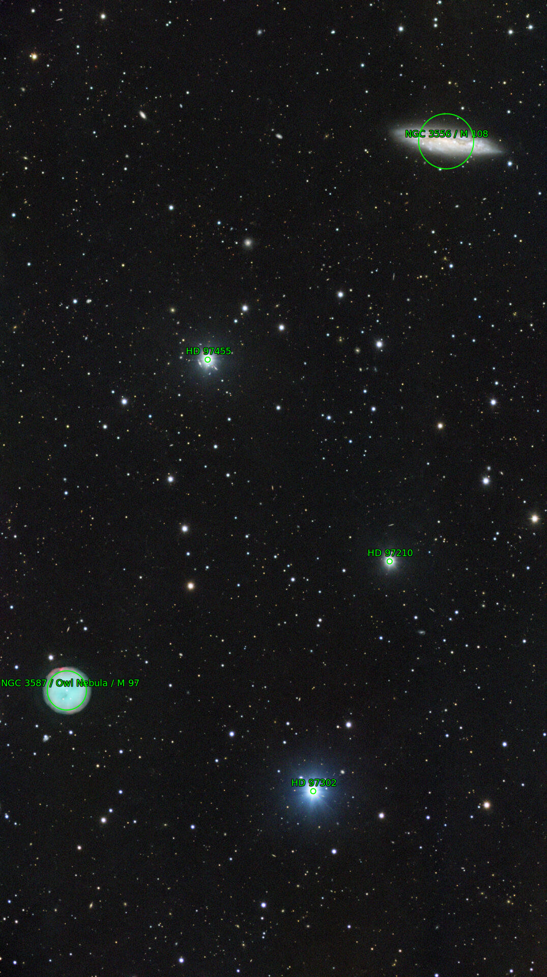 Sternkarten-Overlay (Astrometry.net)