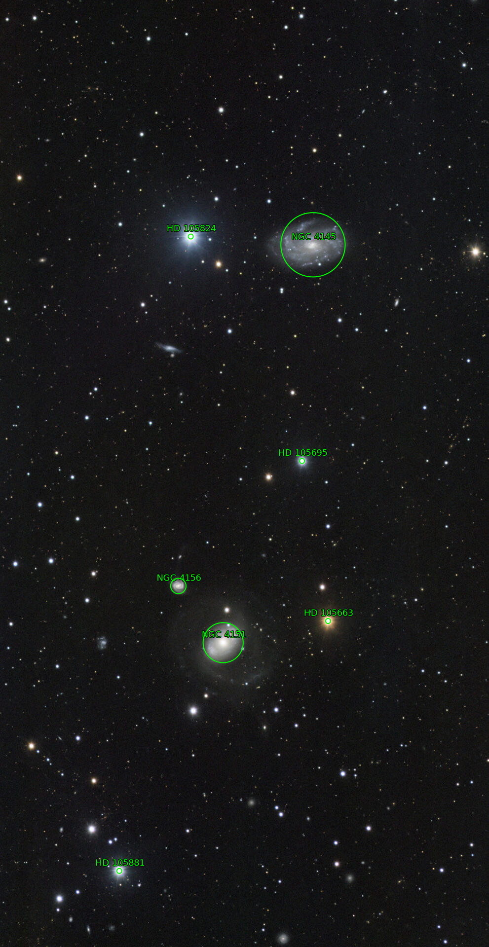 Sternkarten-Overlay (Astrometry.net)