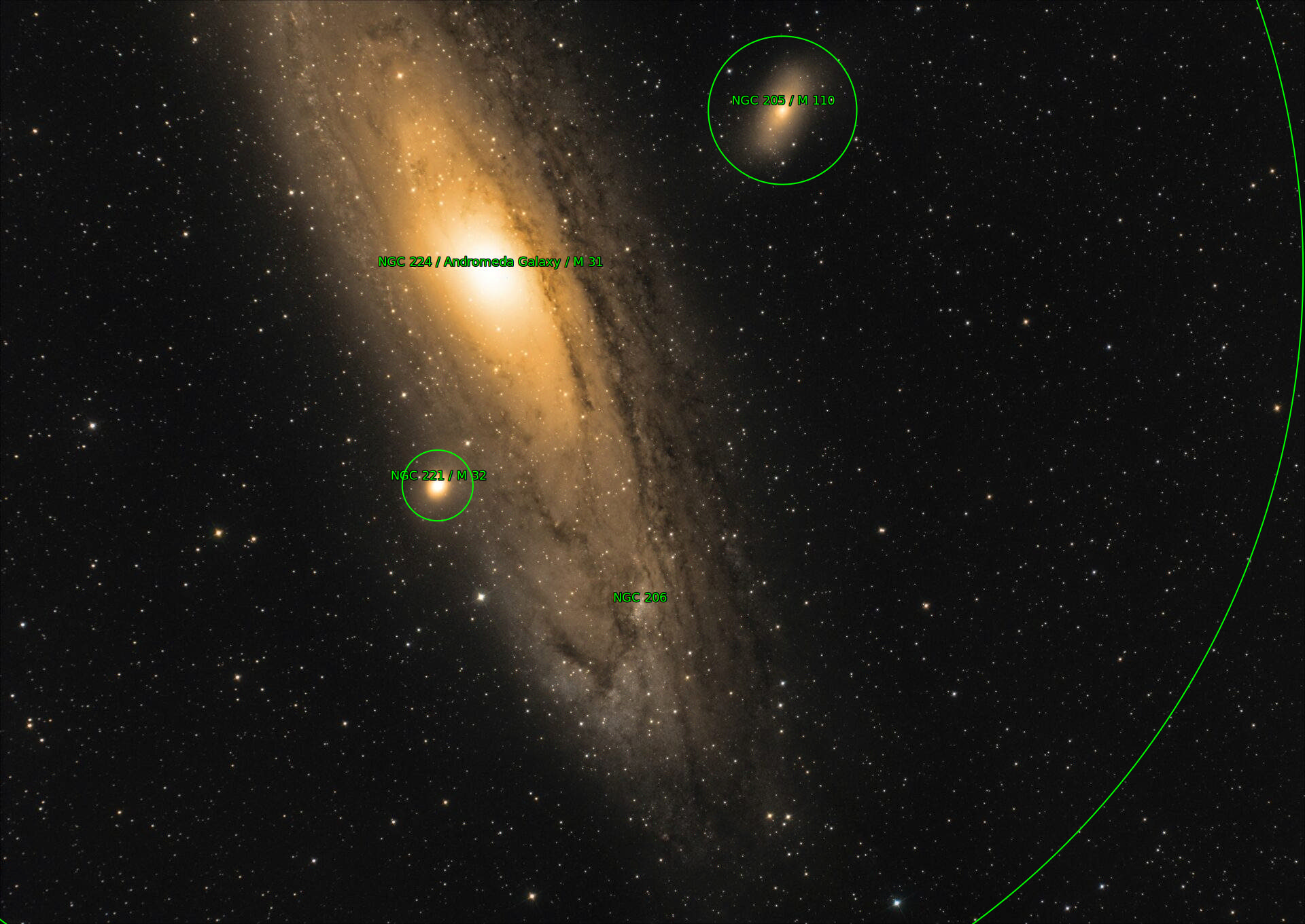 Sternkarten-Overlay (Astrometry.net)