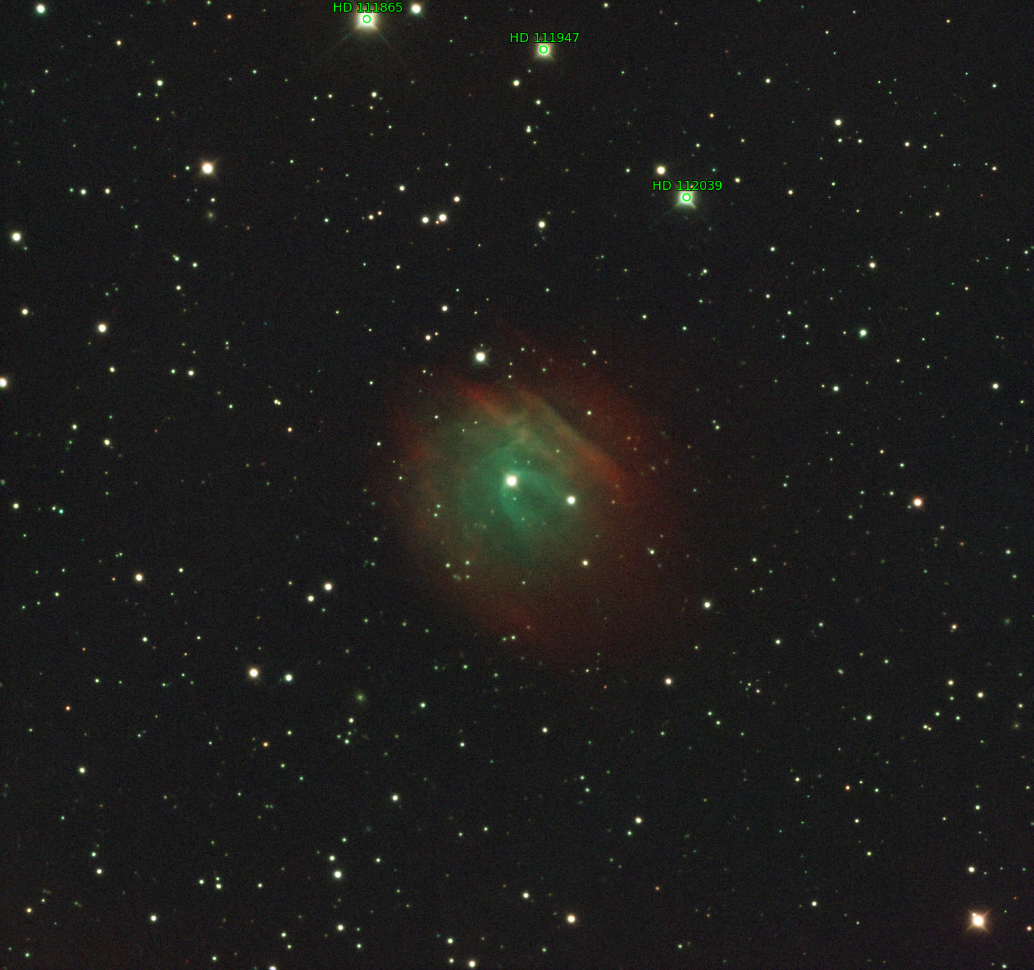 Sternkarten-Overlay (Astrometry.net)