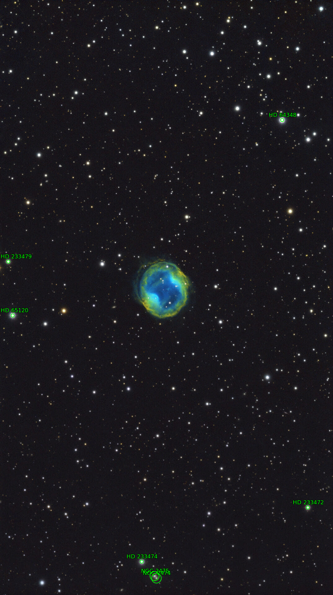 Sternkarten-Overlay (Astrometry.net)