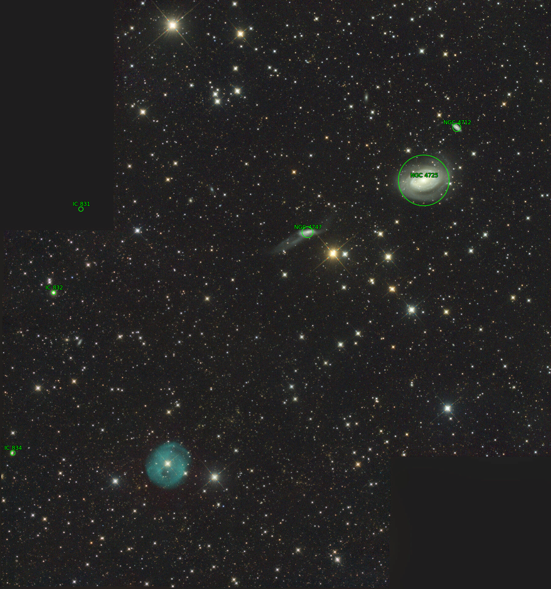 Sternkarten-Overlay (Astrometry.net)