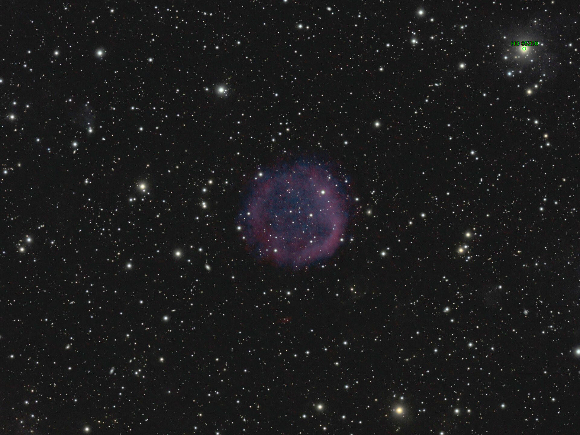 Sternkarten-Overlay (Astrometry.net)