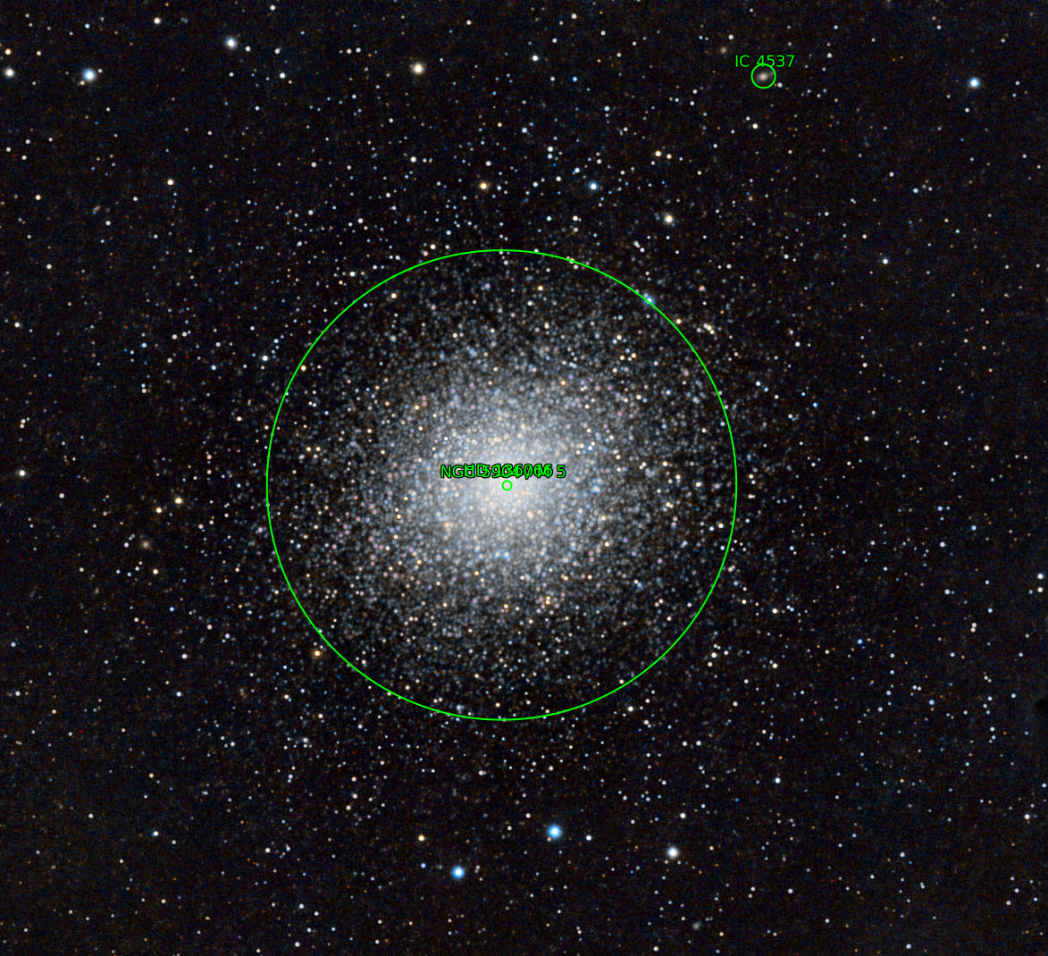 Sternkarten-Overlay (Astrometry.net)