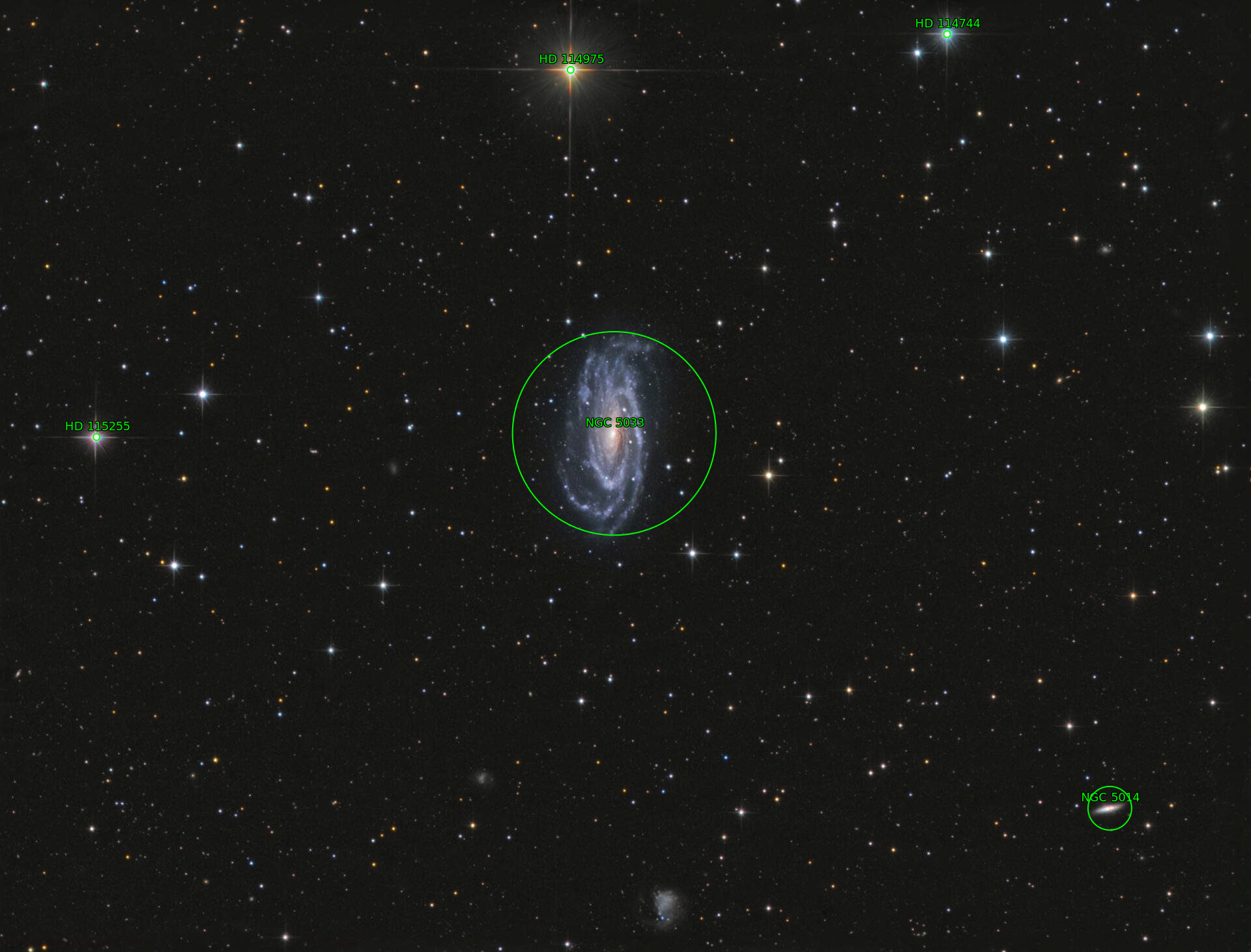 Sternkarten-Overlay (Astrometry.net)