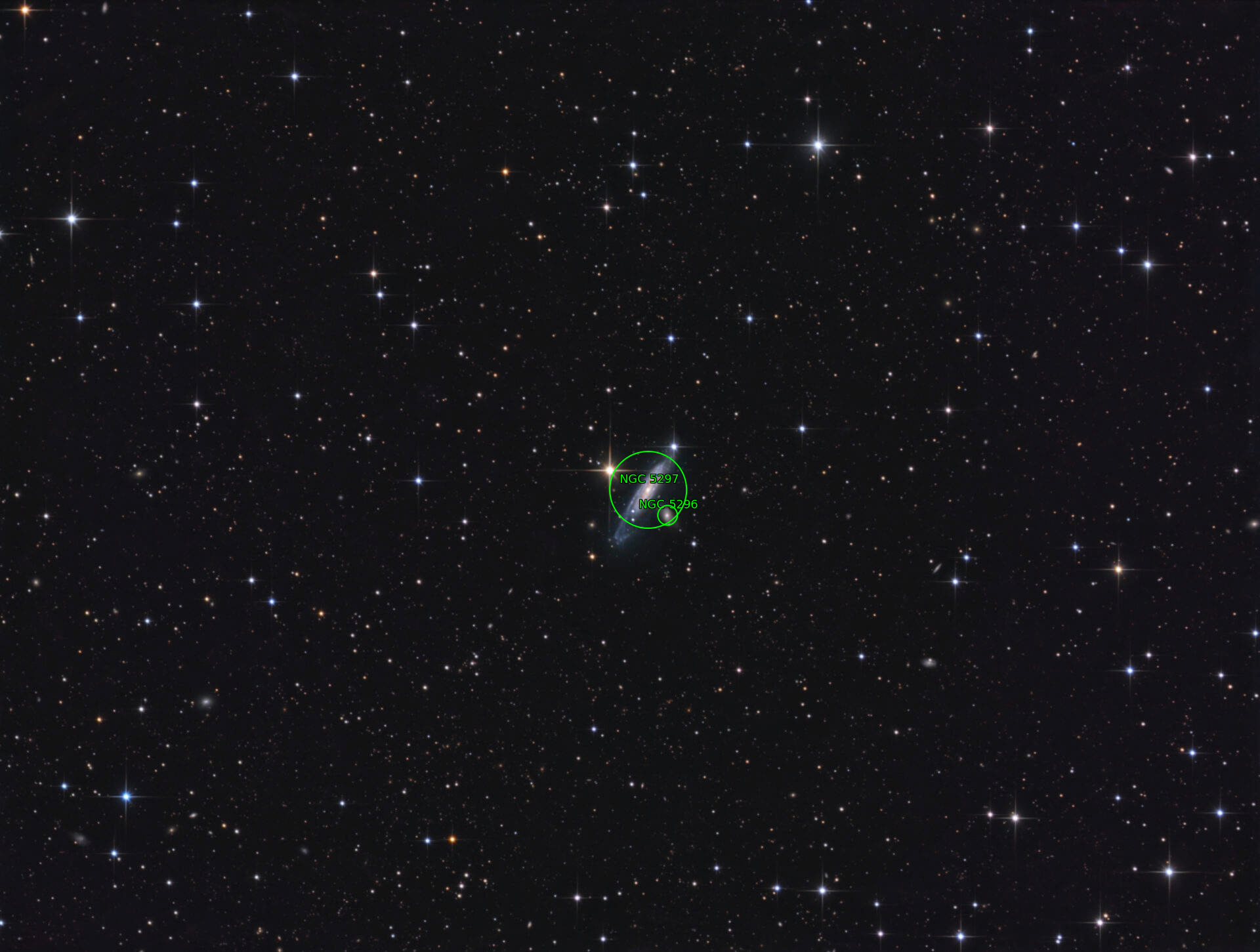 Sternkarten-Overlay (Astrometry.net)