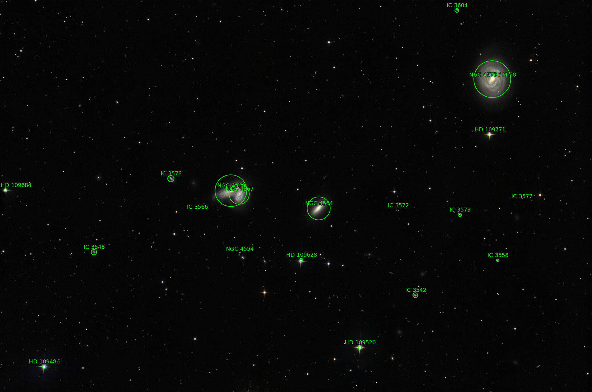 Sternkarten-Overlay (Astrometry.net)