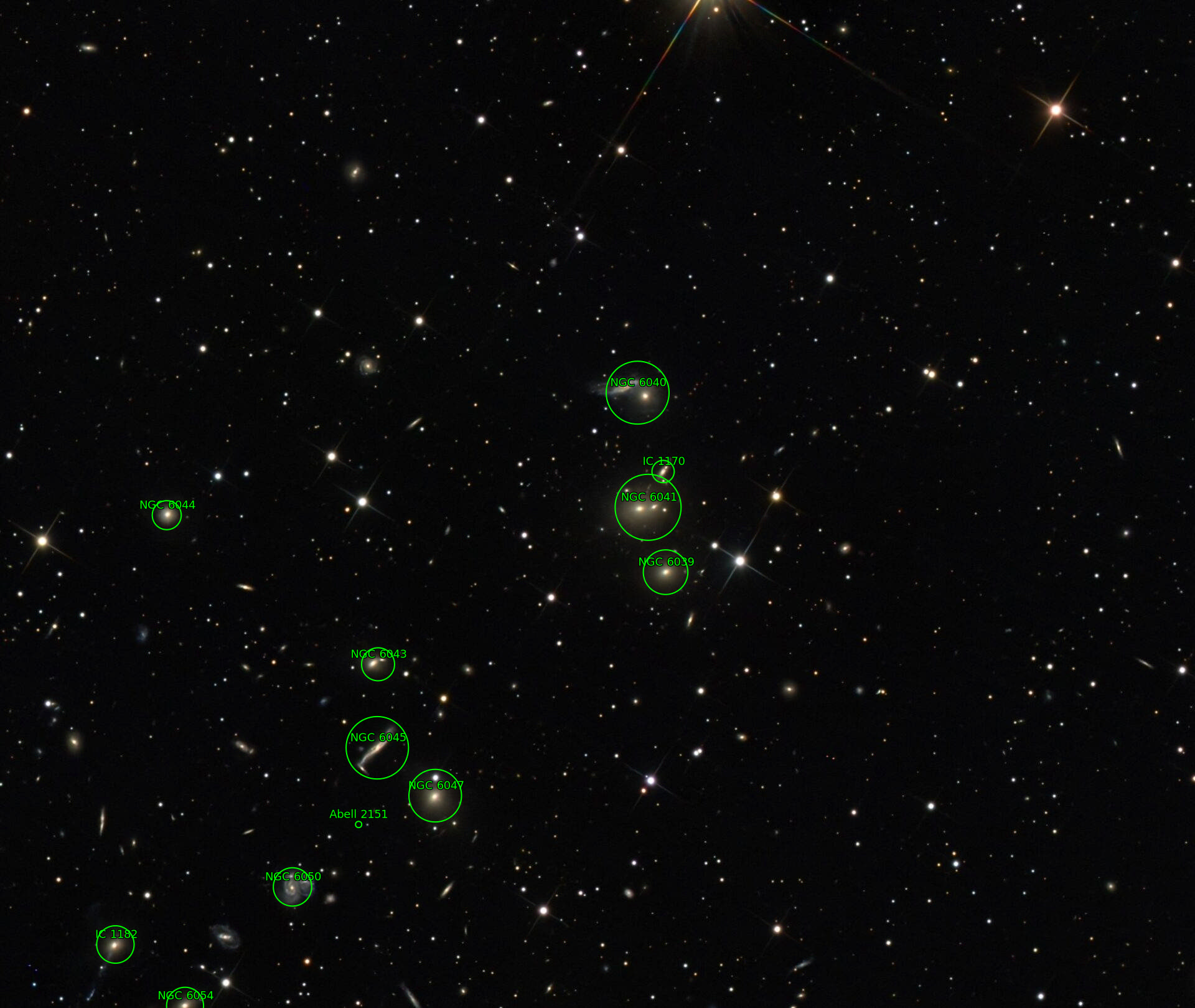 Sternkarten-Overlay (Astrometry.net)