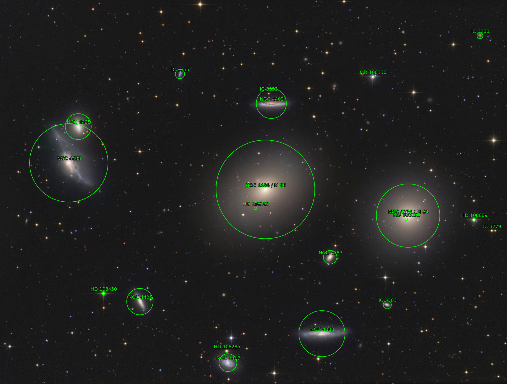 Sternkarten-Overlay (Astrometry.net)