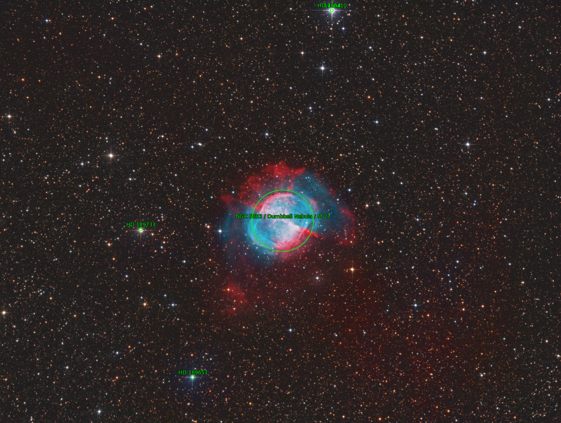 Sternkarten-Overlay (Astrometry.net)