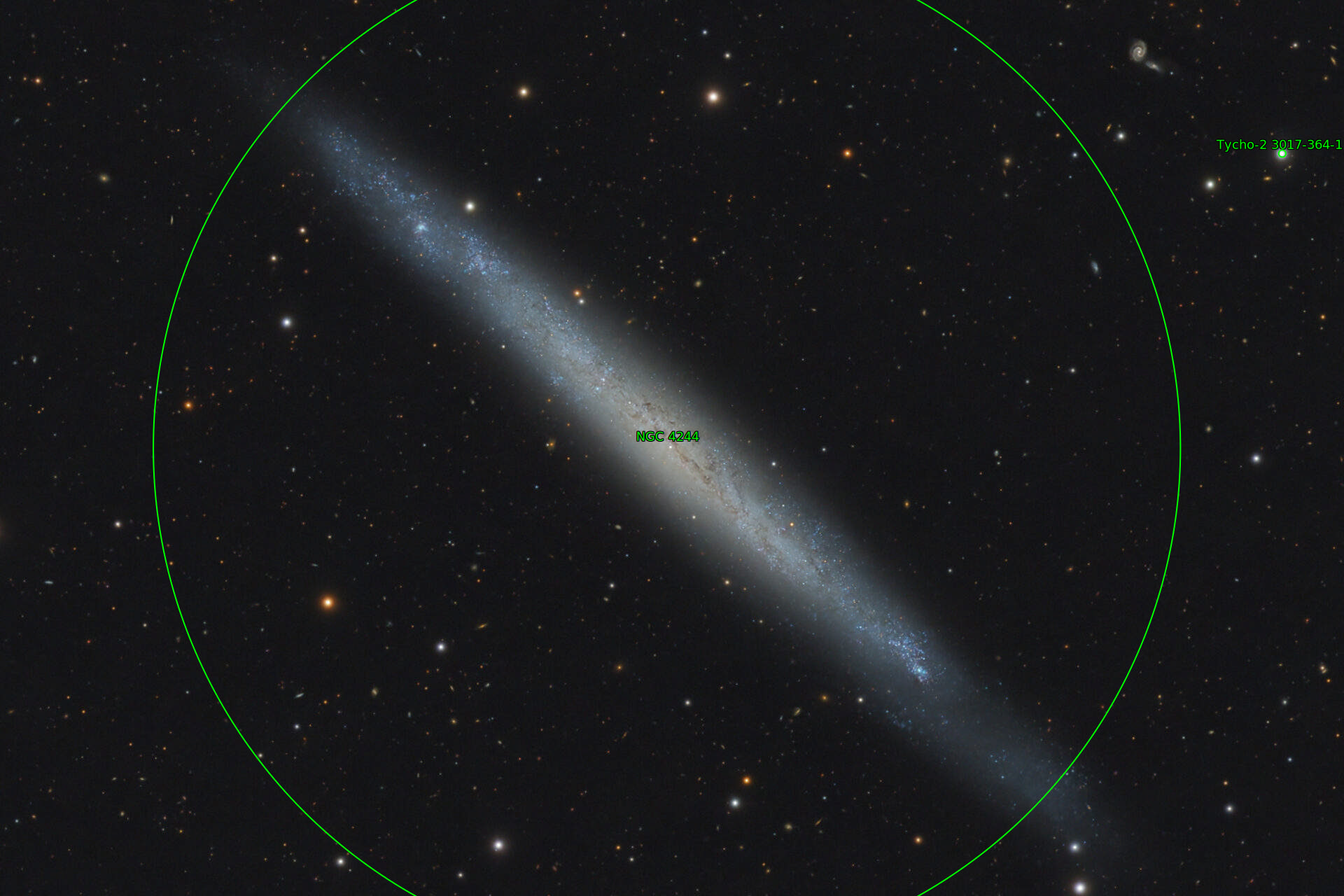 Sternkarten-Overlay (Astrometry.net)