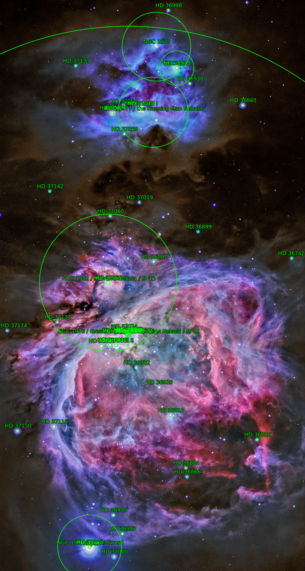Sternkarten-Overlay (Astrometry.net)