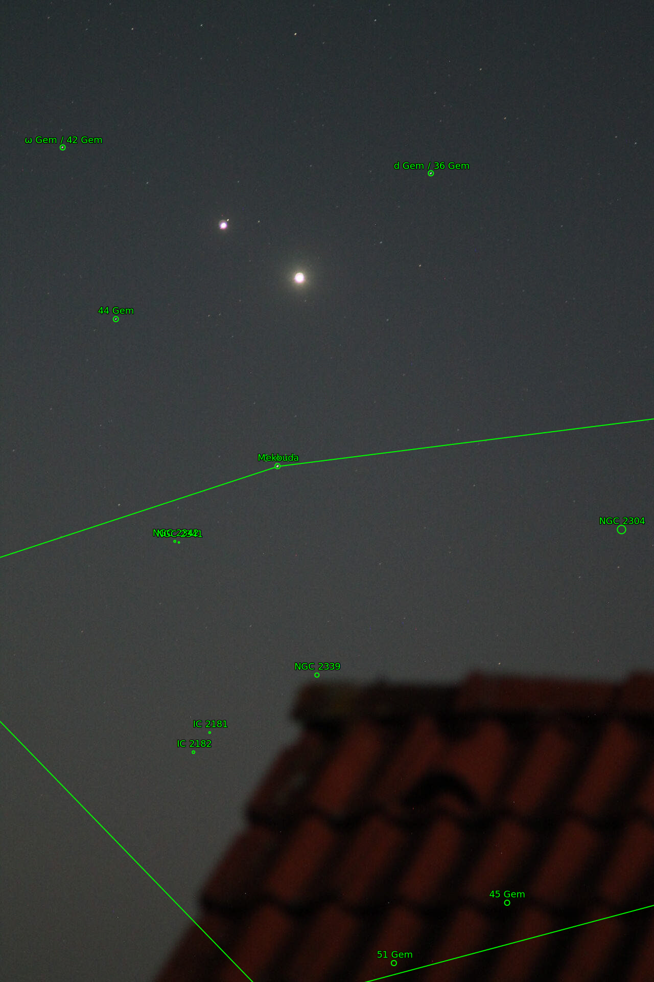 Sternkarten-Overlay (Astrometry.net)